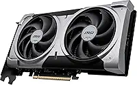 MSI Placa de vídeo para jogos NVIDIA GeForce RTX 5060 Ti 16G VENTUS 2X OC PLUS GDDR7 128 bits, Boost Clock até 2617 MHz, PCIe Gen 5, DLSS 4, DP 2.1 x 3, HDMI 2.1 x 1, SFF Ready