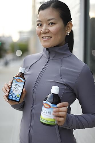 Miniatura 4 de Carlson - MCT y Omega-3, 1480 mg de Omega-3, 9200 mg MCTs, Keto-Friendly, Caprílico y Cáprico, Producción de Energía, Metabolismo de las Grasas,