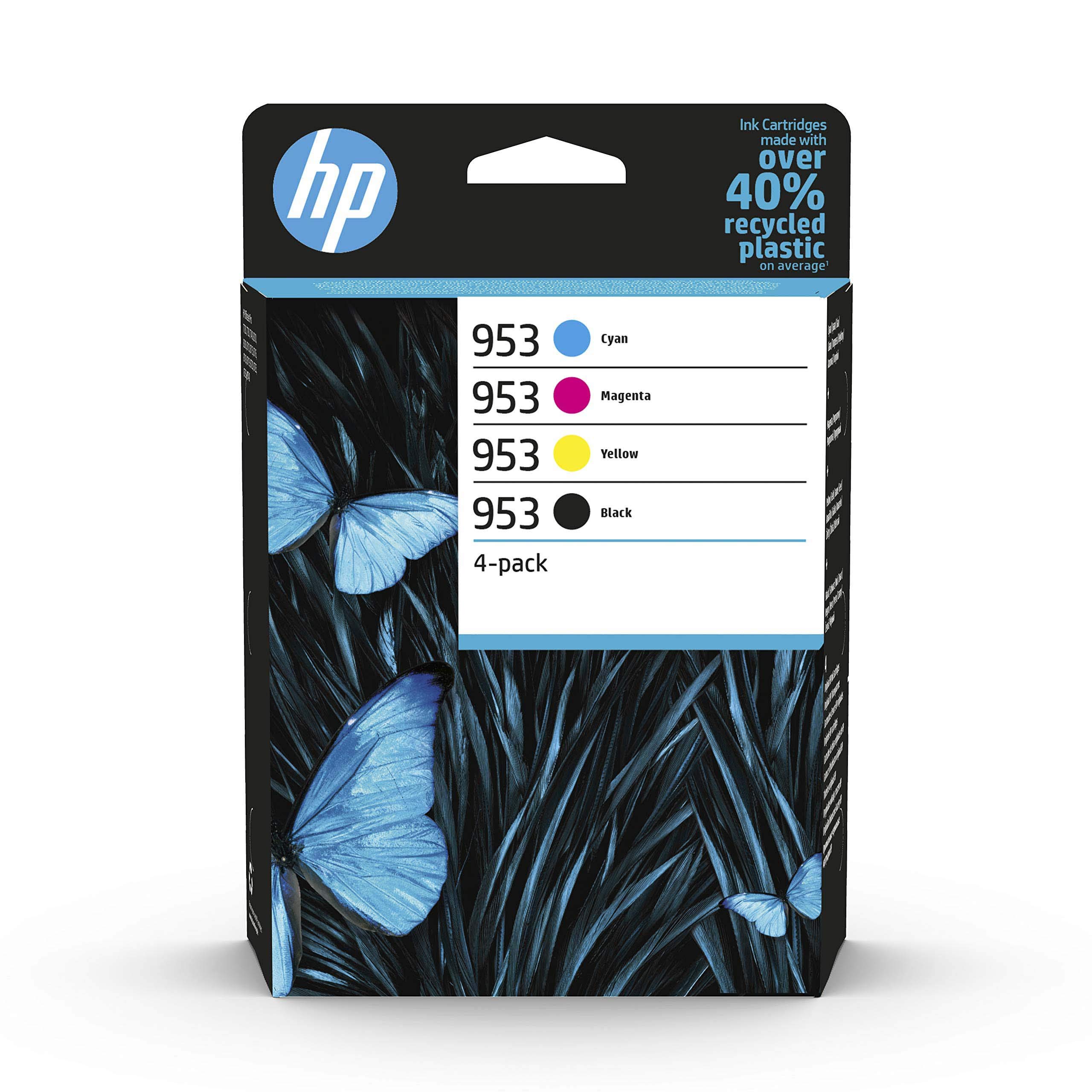 Hp 6zc69ae 953 Original Ink Cartridges Black Cyan Magenta Yellow Multipack Buy Online At Best Price In Uae Amazon Ae