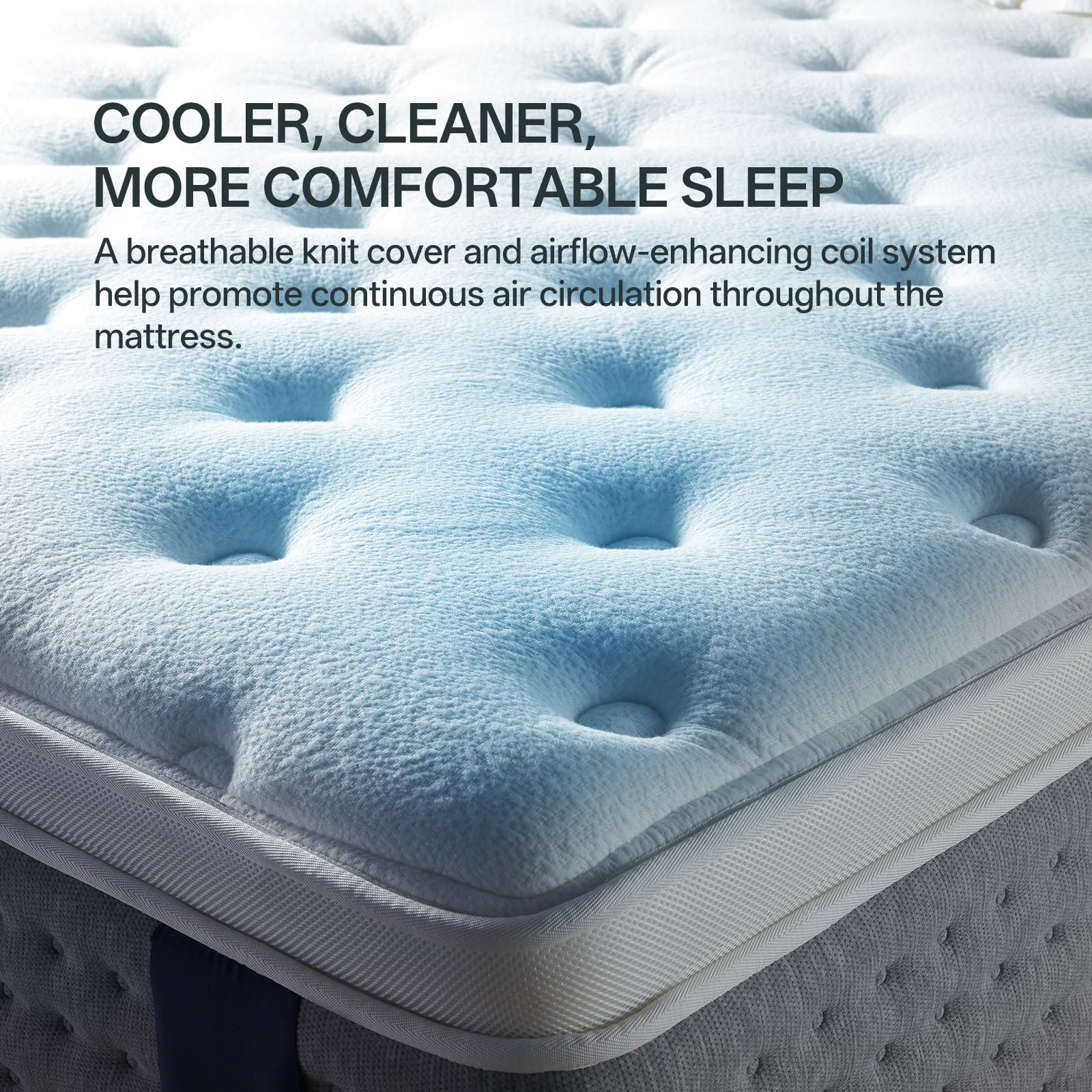 The 5 Best Queen Mattresses Under $300 in 2026 6 Queen Size Mattress 12 Inches Medium Firm Hybrid Breathable — product photo
