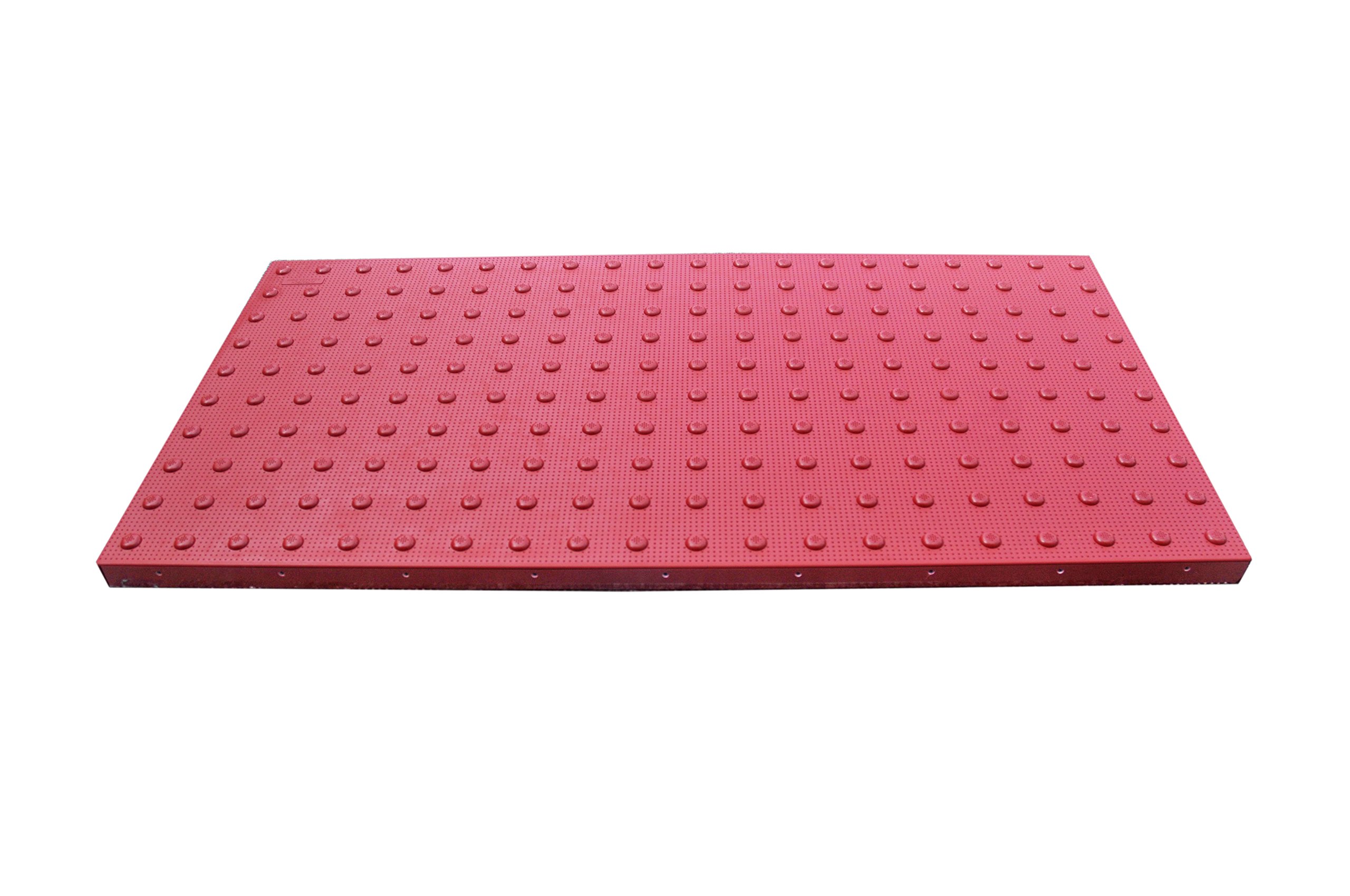 UltraTech 0768 - 5' x 2' Urethane Retrofit Ultra-ADA Warning Pad with Raised Truncated Dome Design, Safety Red