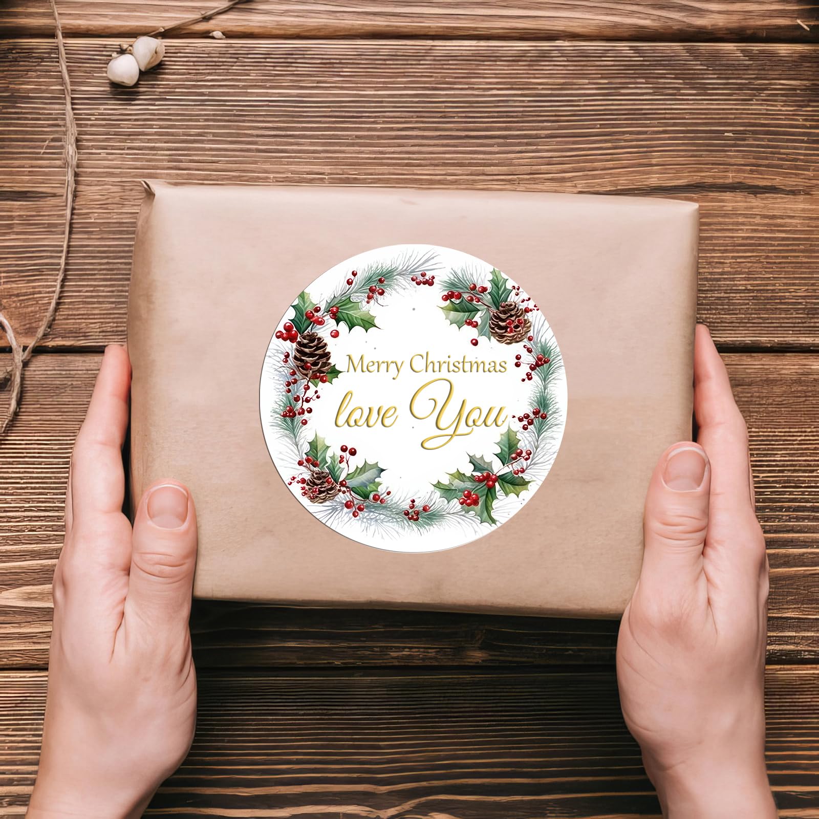 Etiquetas Personalizadas Adhesivas Redondas Para Regalo Con Fuente Dorada  Metálica Personalizada, Pegatinas Impermeables Para Fiestas De Cumpleaños,  Bodas, Regalos Etiquetas Adhesivas Personalizadas, image size:1600x1600