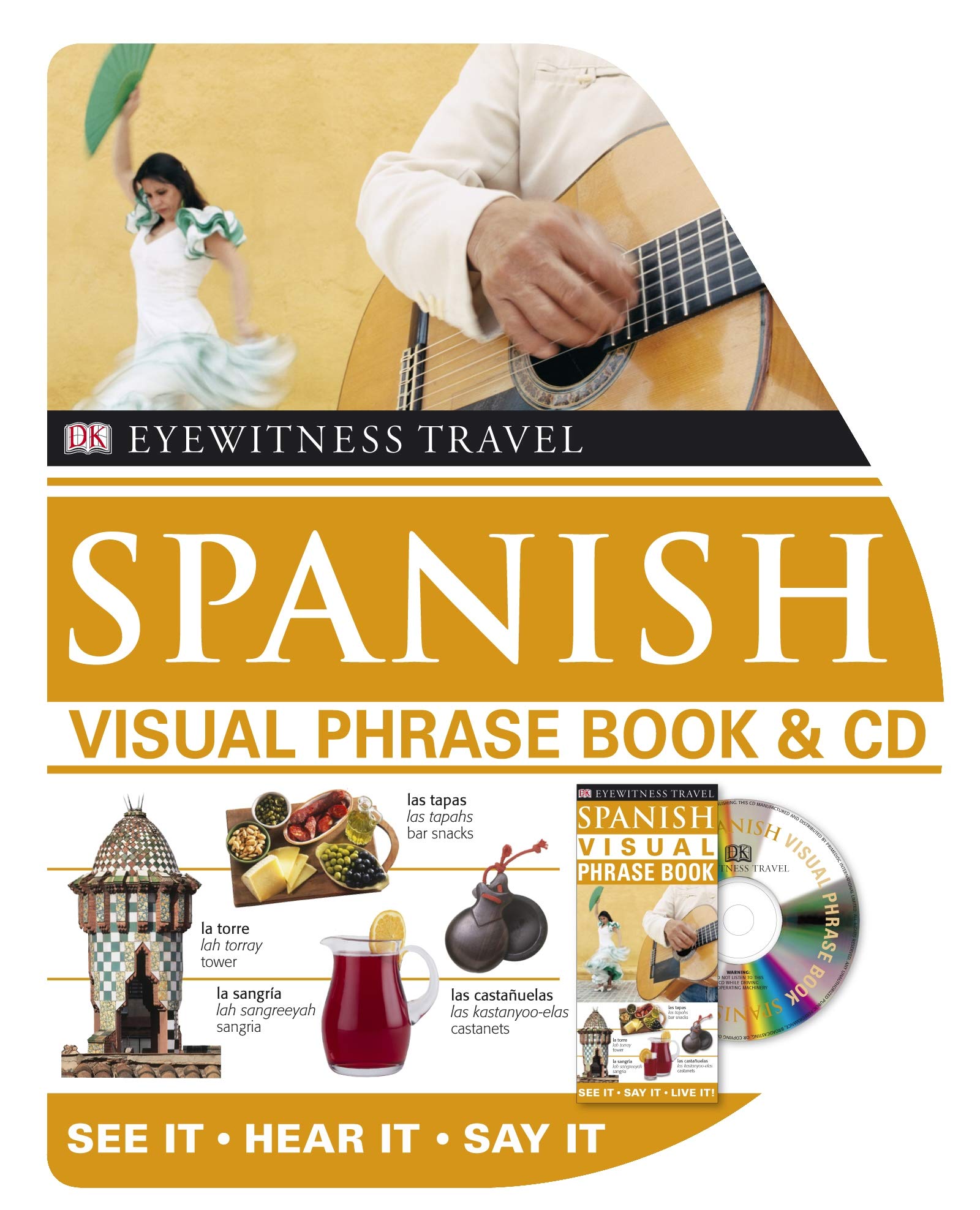 Buy Spanish Visual Phrase Book & CD: See it • Hear it • Say it — BookShops.in