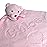 Custom Catch Personalized Teddy Bear Baby Blanket Gift for Girl - Pink