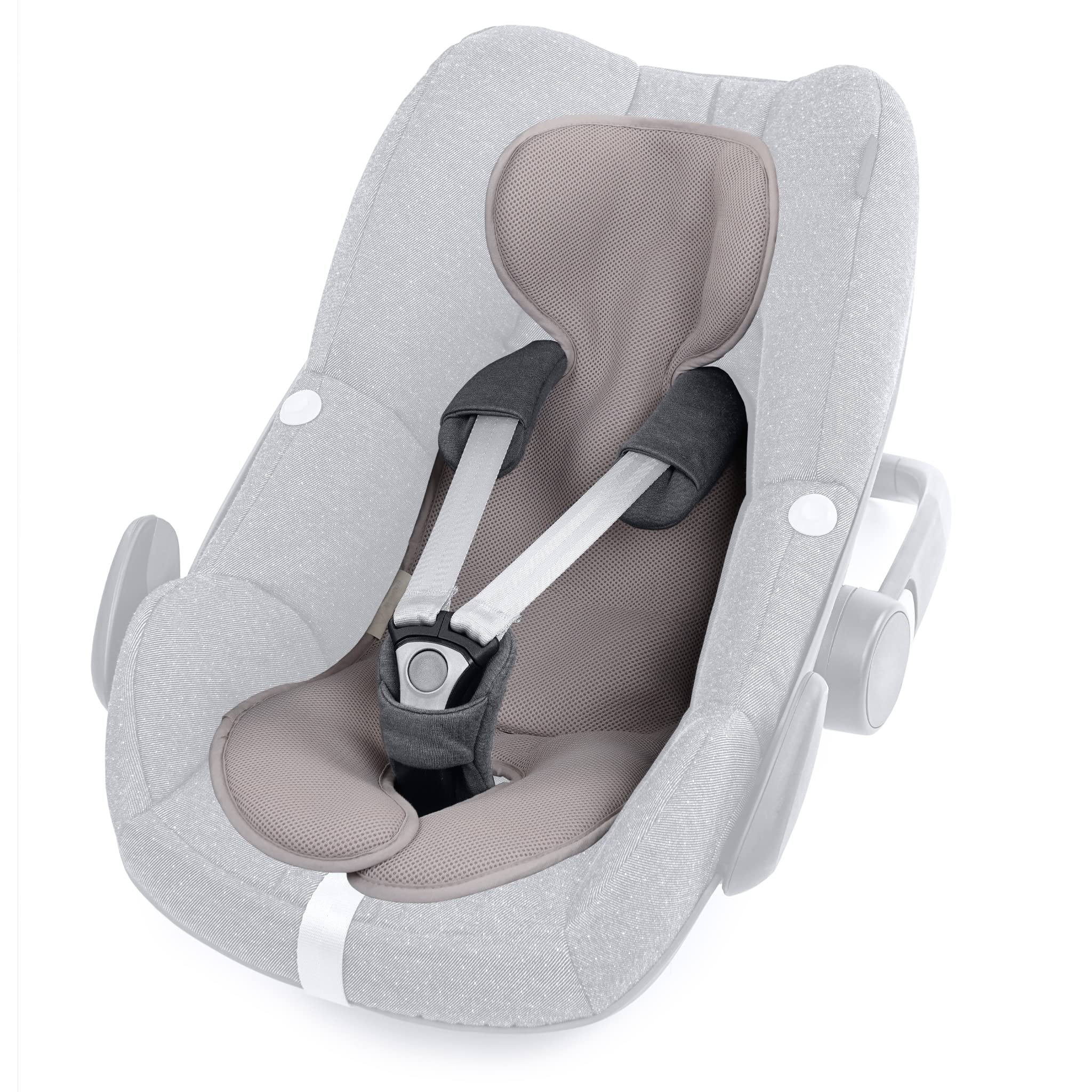 Coolair 2in1 Sitzauflage Babyschale Reboarder Gruppe 0 I Schonbezug 2 seitig verwendbar Meshstoff & Baumwollstoff I Sitzeinlage waschbar & atmungsaktiv I Sitzverkleinerer