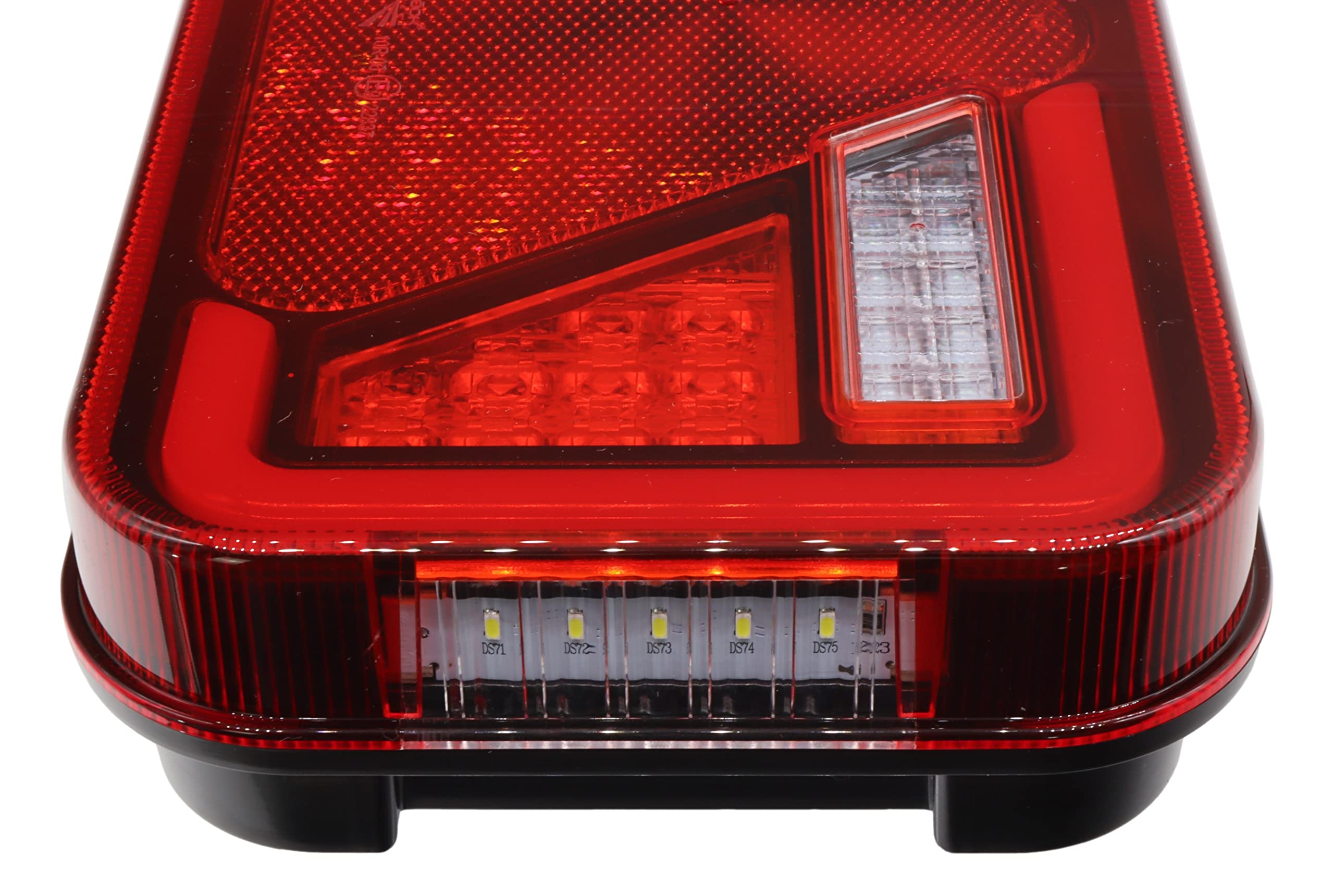 trailer parts4u Aspöck Multiled IV voll LED 5 polig Bajonett Rückleuchte Rücklicht Stoplicht Anhänger (Set)
