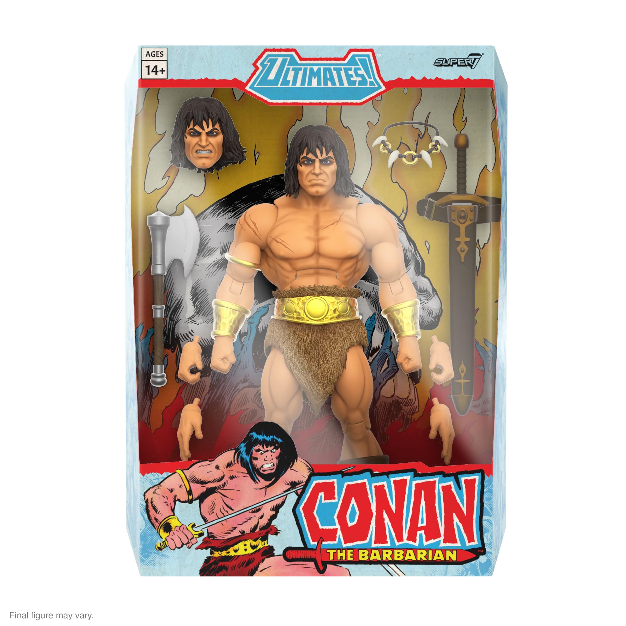 Super7 ULTIMATES! Conan コナン NEW Super7 Conan the Barbarian Ultimates WAR PAINT CONAN 7
