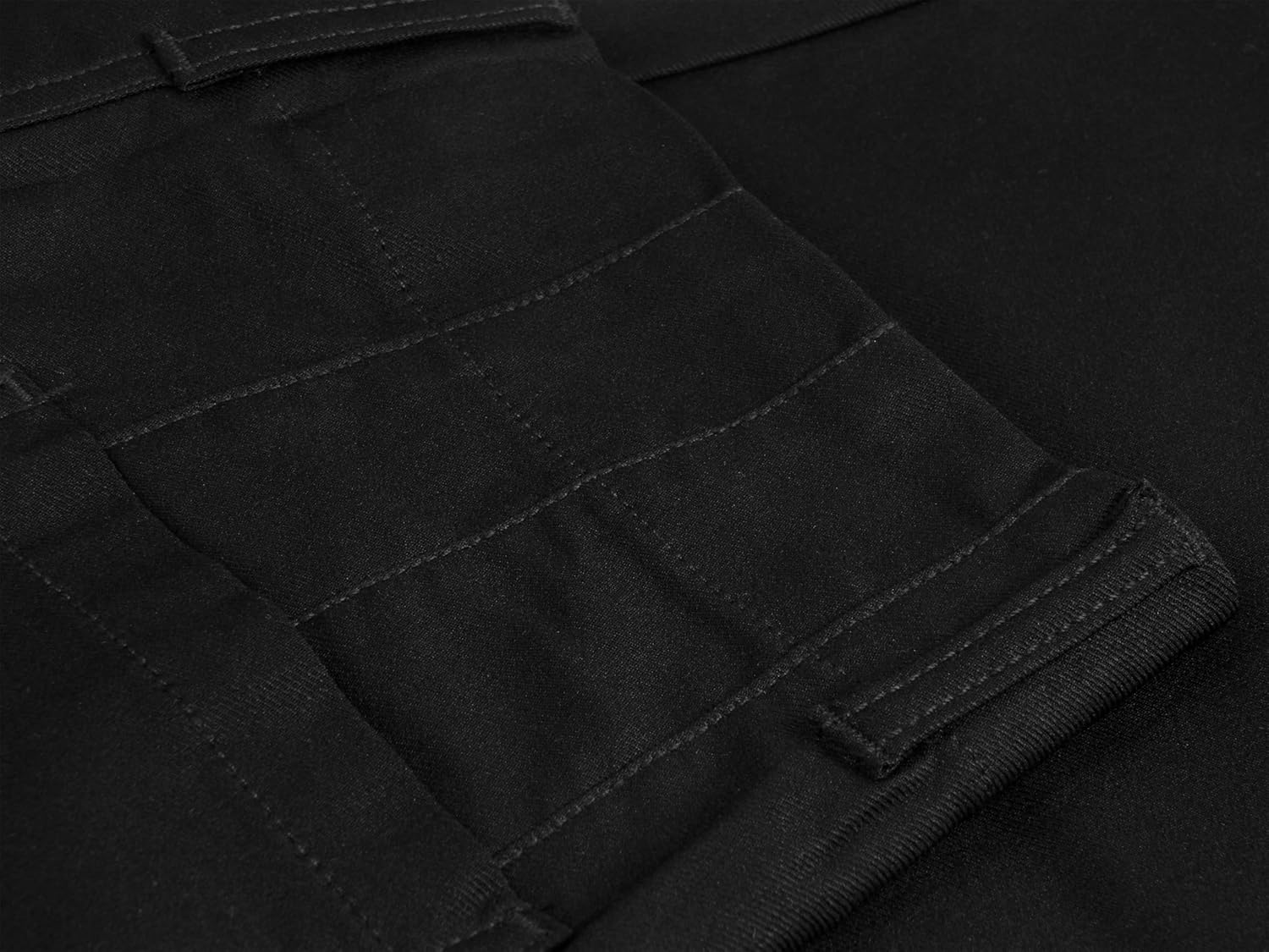 miduo Womens High Waisted Cropped Wide Leg Stretchy Straight Pants Trousers with Pockets - Image 7