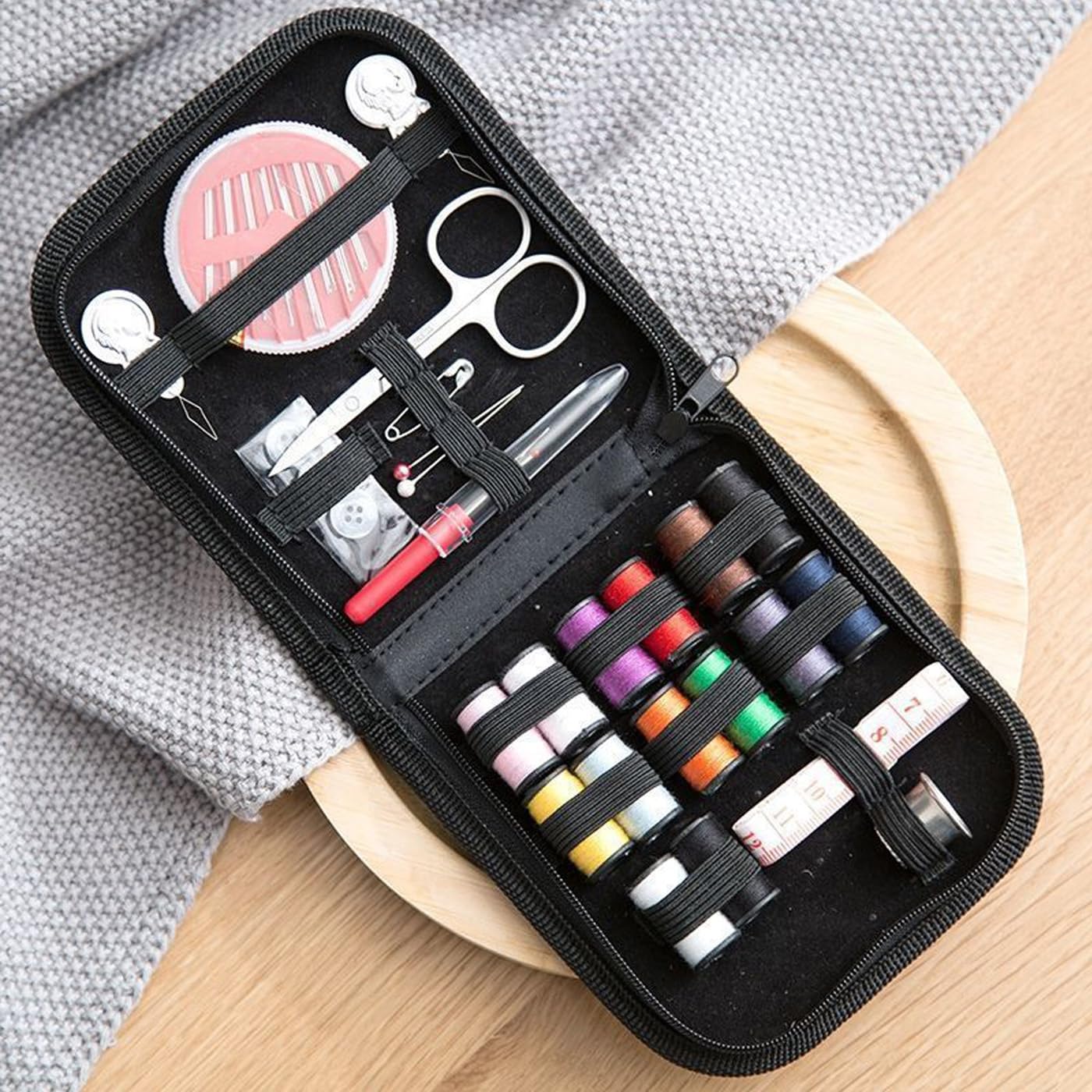 Amazon | 裁縫セット ソーイングセット 携帯式 ミニ裁縫道具 刺繍 手芸