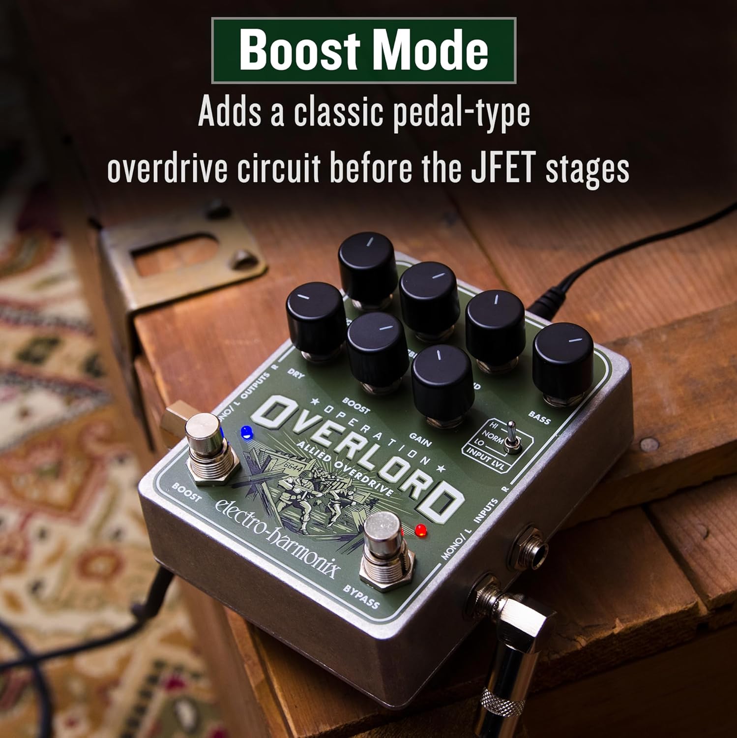 Electro-Harmonix Operation Overlord Allied Overdrive Pedal