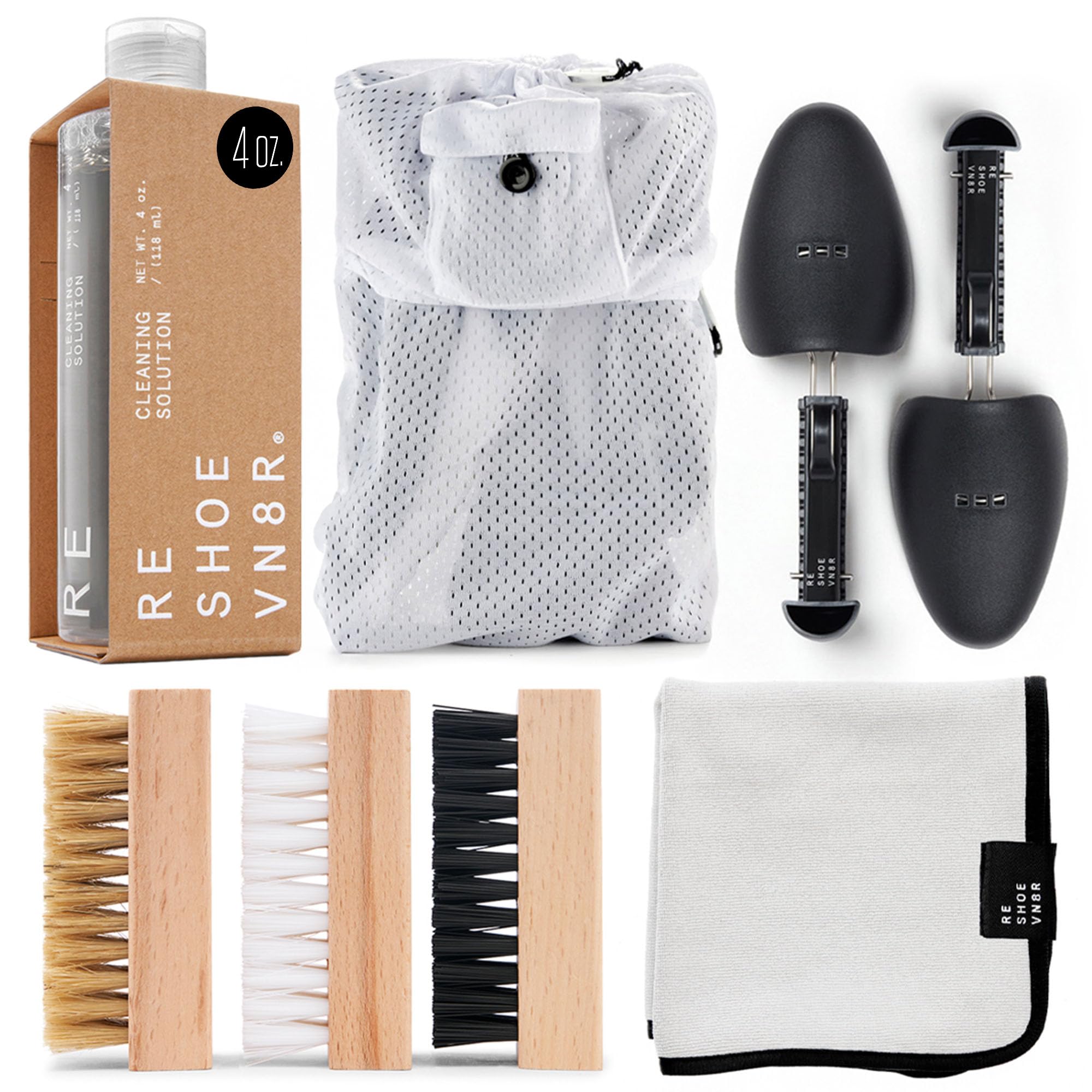 Reshoevn8r Premium Shoe and Sneaker Cleaning Kits, for for Suede, Mesh, Leather, Nubuck and Most Materials