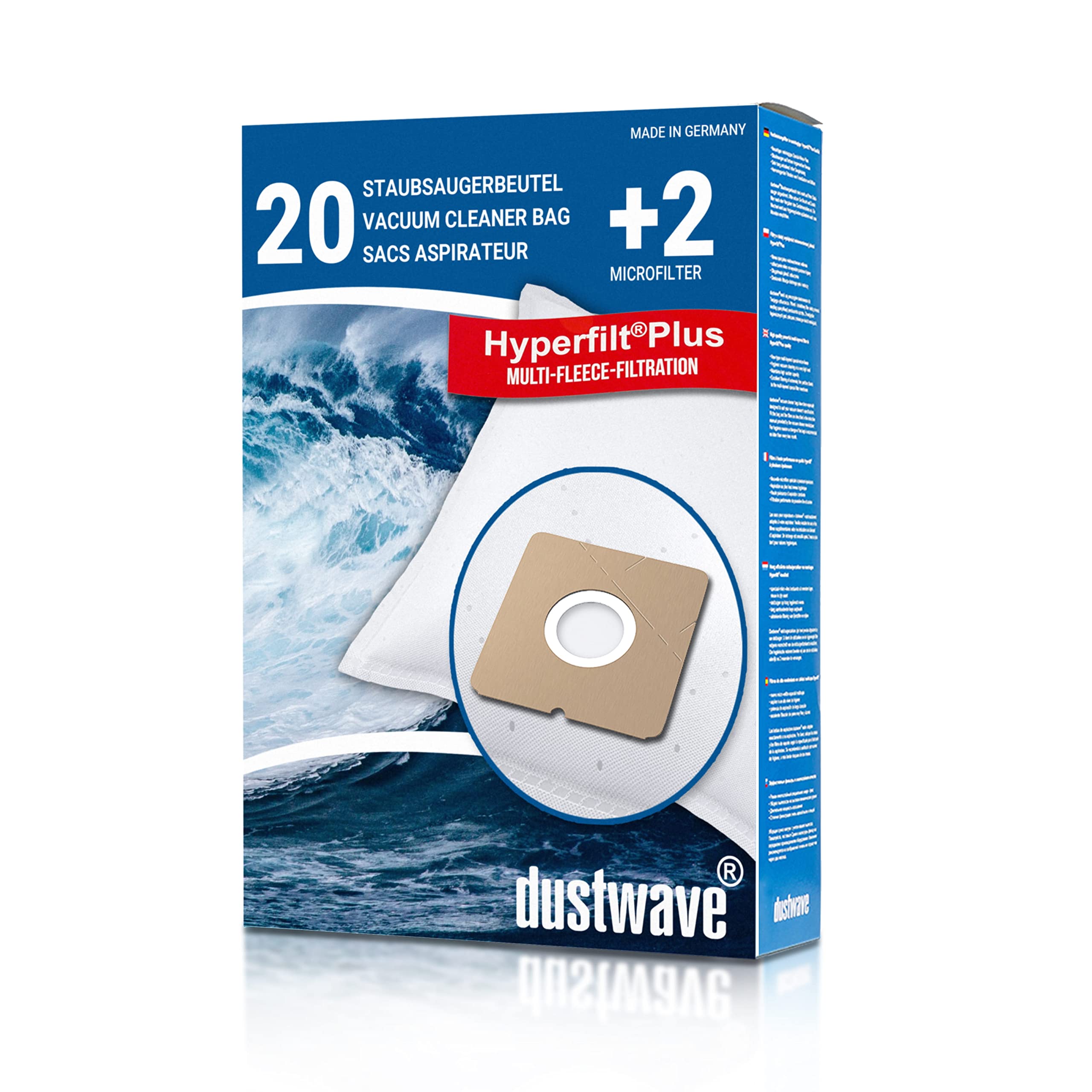 20 sacchetti per aspirapolvere compatibili con Hoover SC 125