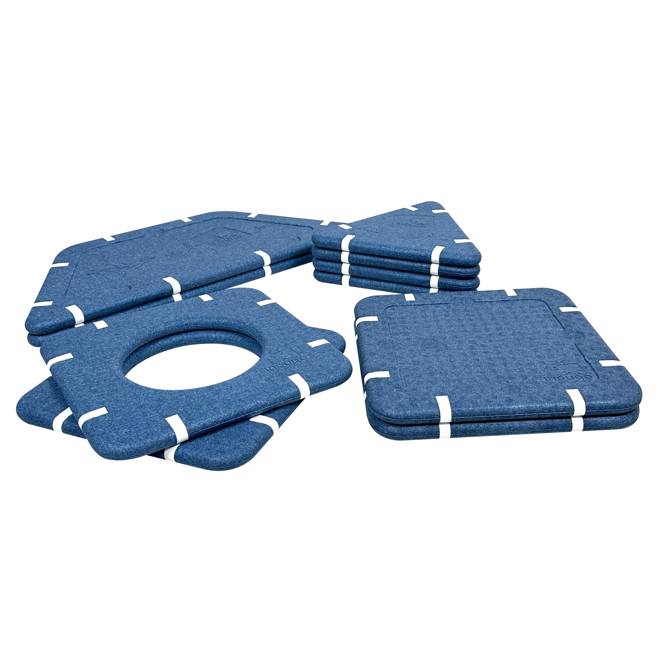 Extra 10 - Jeu de Construction Magnétique - Modules Géants, Légers et Aimantés - Assemblage, Inventivité & Exploration - De 0 à 10 Ans - Fabriqué en France - 10 Modules