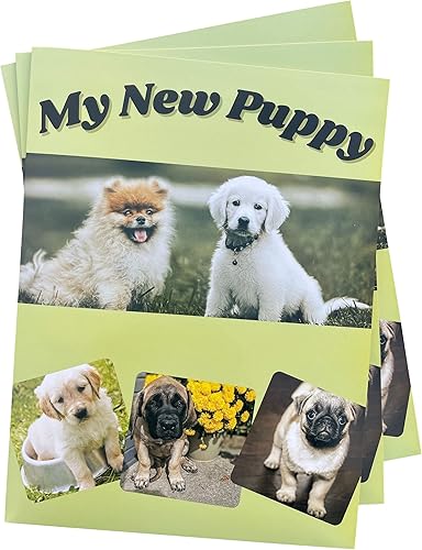 Carpetas de información de cachorros para criadores (paquete de 10) - Nuevo juego de carpetas para cachorros para criadores de perros, veterinarios