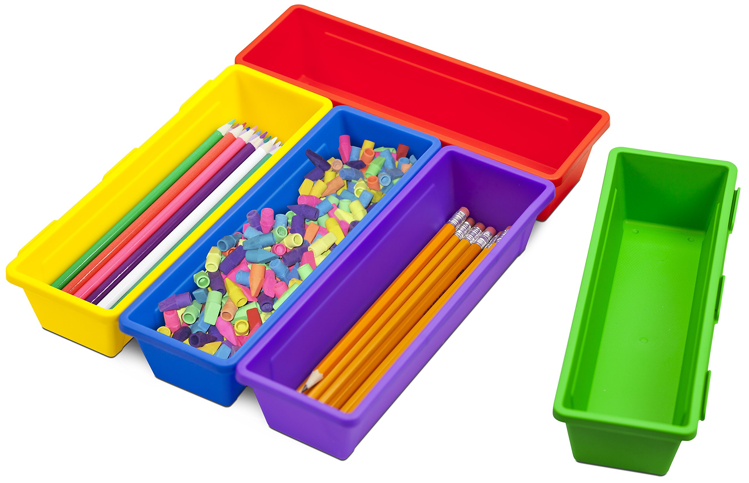 Storex 00160E06C Lot de 6 boîtes de 5 boîtes de rangement de 9 x 3 x 1,9 cm
