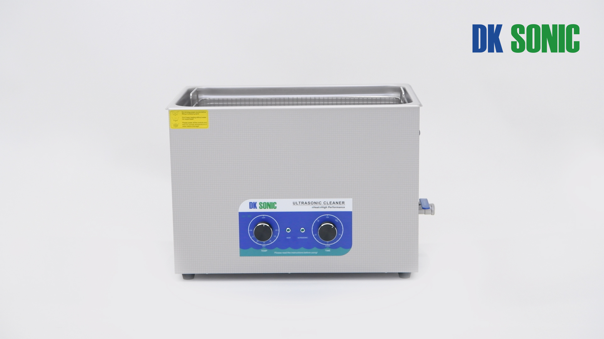 Image of DK SONIC Ultrasonic Cleaner,30L 600W Sonic Cleaner with Heater&Mechanical Timer,Ultrasonic Carburetor Cleaner for Cleaning Gun,Engine,Carburetors,Chains(Include Basket)