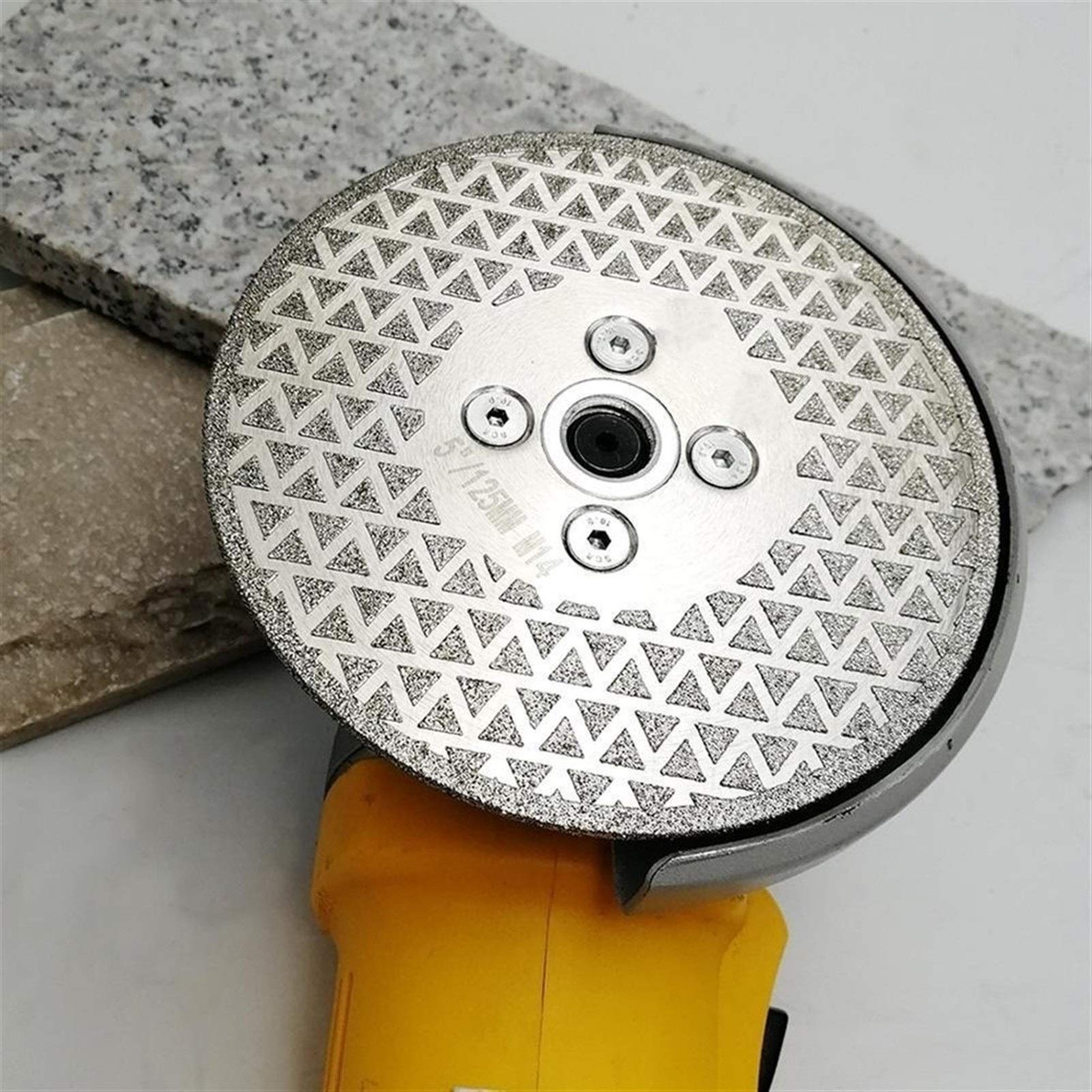 Tarcza Polerska, 2 Szt. 5 "/125 Mm Galwaniczne Tarcze Diamentowe Do Cięcia I Szlifowania Do Granitu I Marmuru Tarcza Szlifierska Diamentowe Ostrze/Sier/125Mm