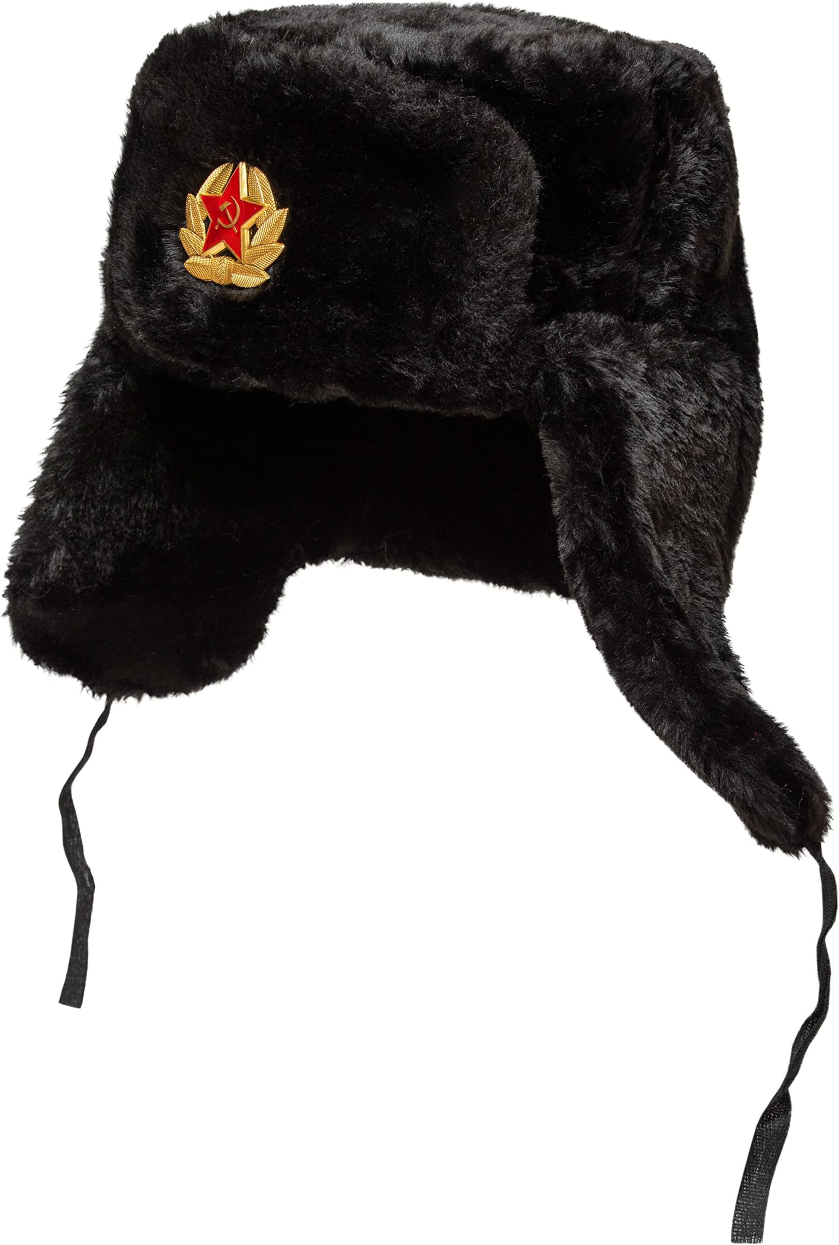 BELEON Ushanka Russian Fur Hat - Soviet Army Trapper Hat - Winter Hat