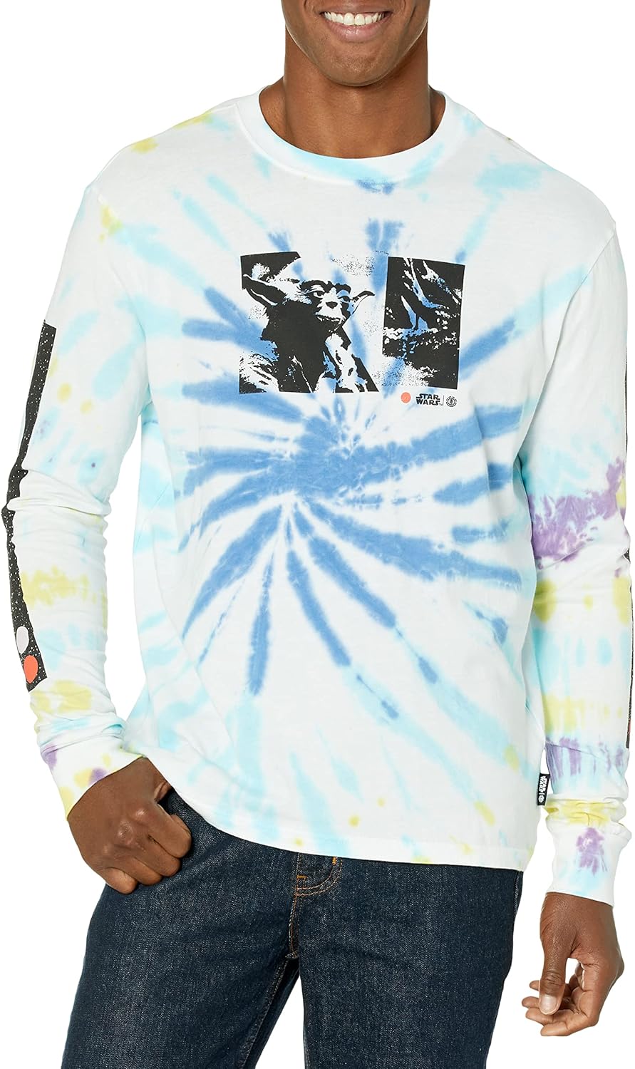 Element Men's Star Warsxelement Yoda Long Sleeve Tee