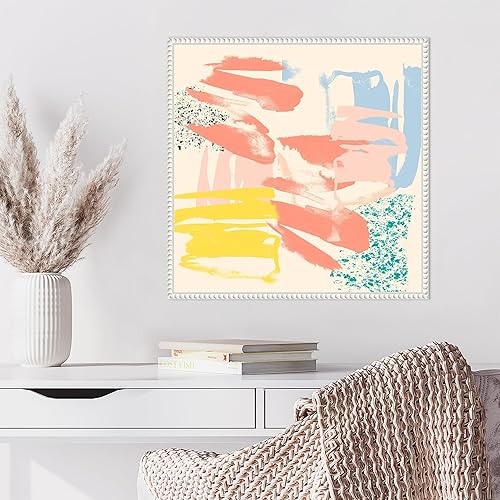 Miniatura 5 de Amanti Art Framed Canvas Wall Art 22x22 Retro Op II by Jennifer Goldberger, Framed Wall Art Canvas, Abstract Artwork, Traditional Decor, Medium