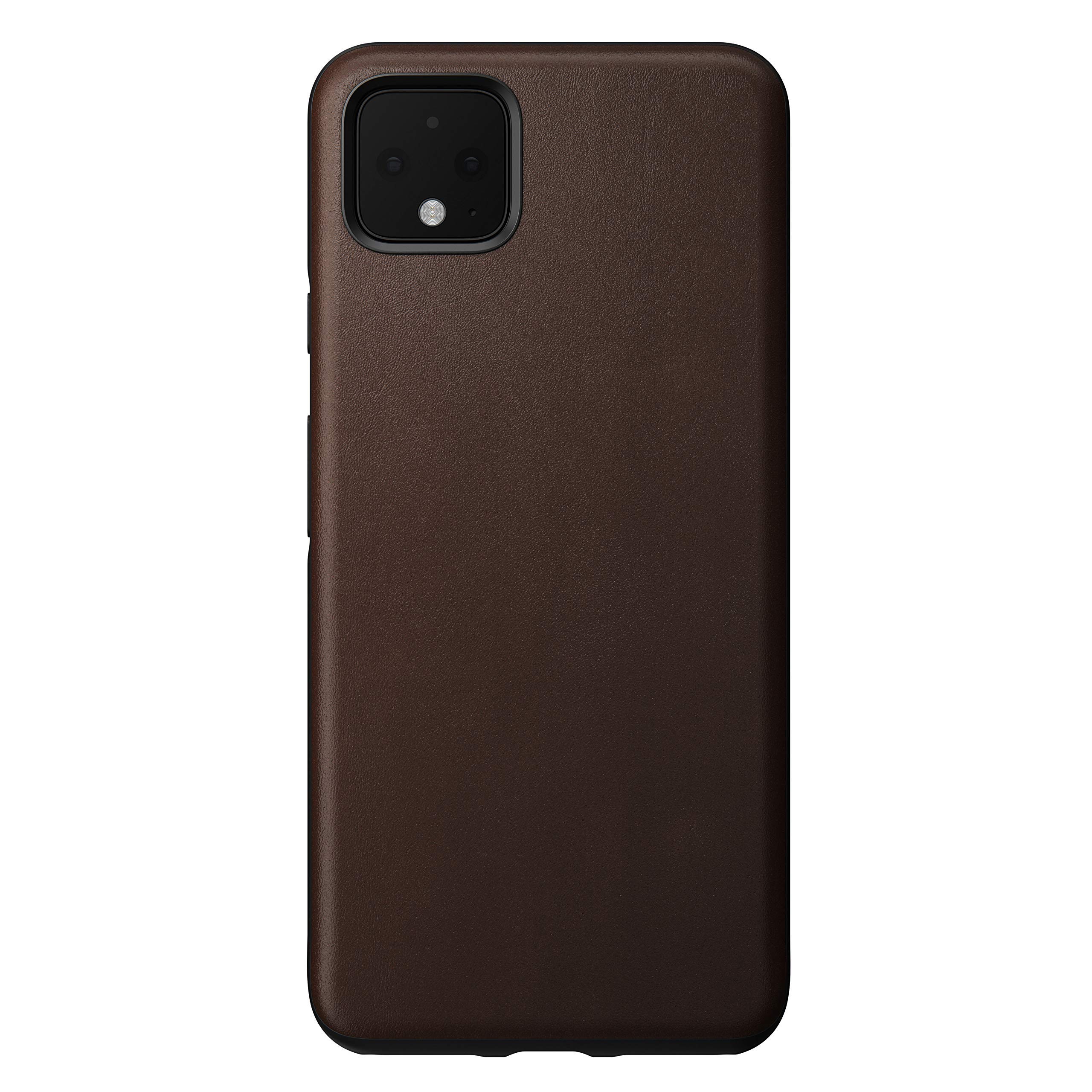 Nomad Rugged Case for Google Pixel 4 XL | Rustic Brown Horween Leather