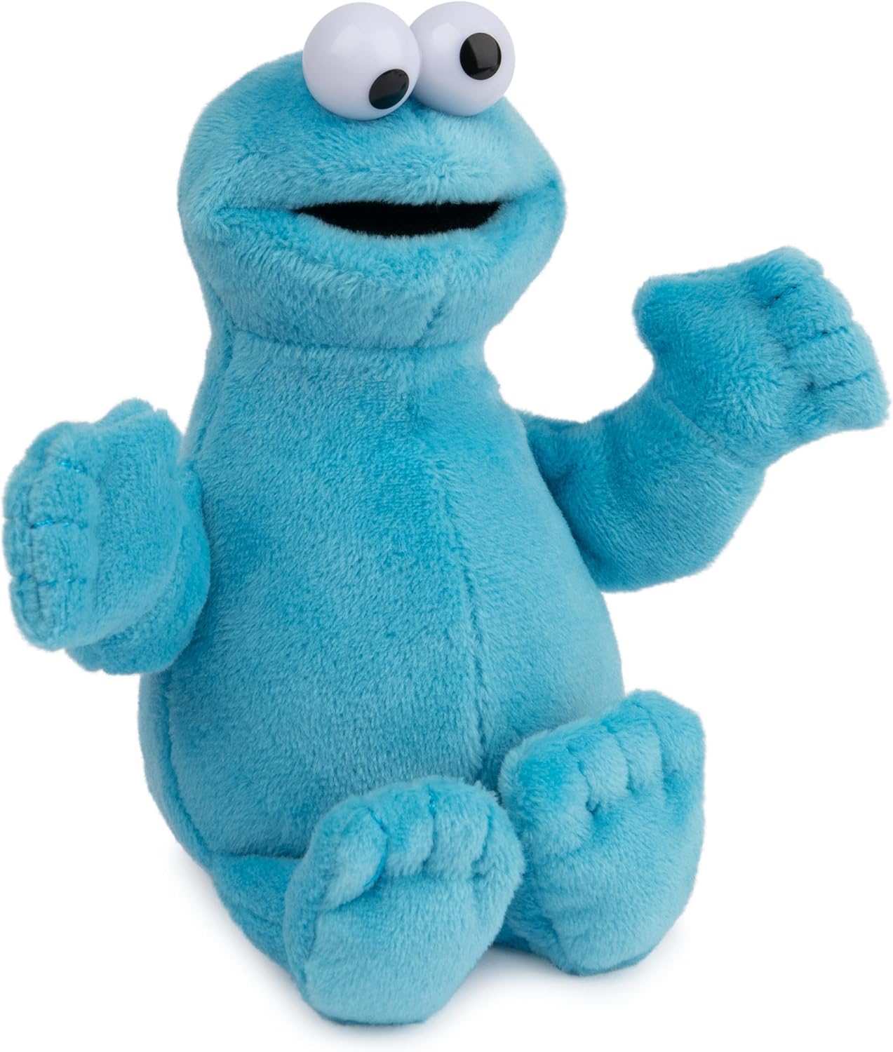 GUND Sesame Street Official Cookie Monster Muppet Beanbag, Premium Plush Toy for Ages 1 & Up, Blue, 6.5”