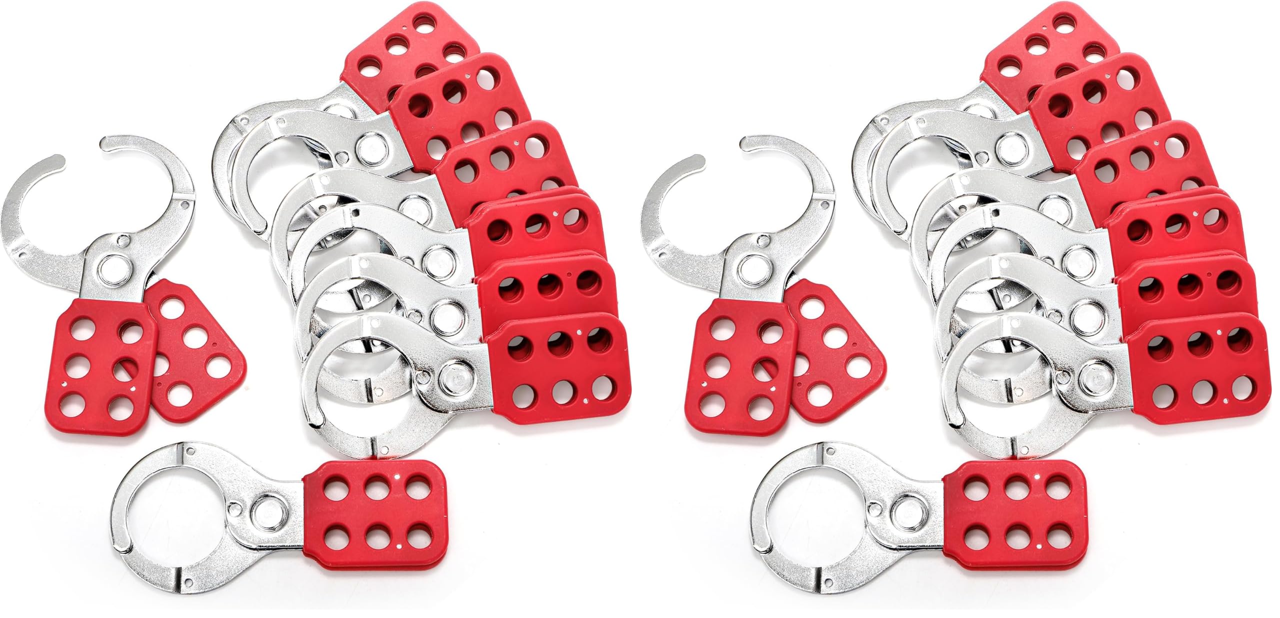 Lockout Tagout Hasps - 8 Pack Stainless Steel -7