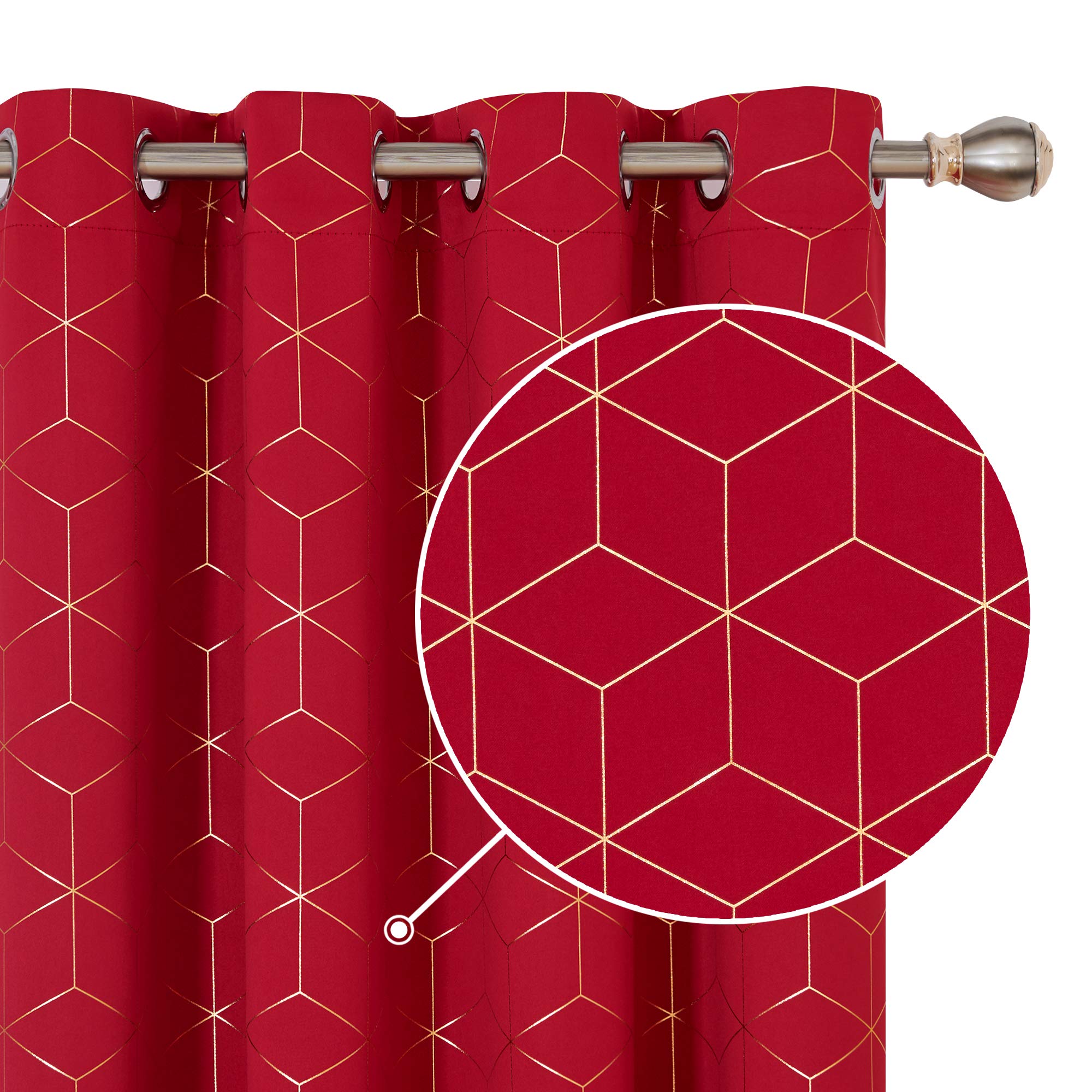 Gold And Red Curtains Curtains & Drapes
