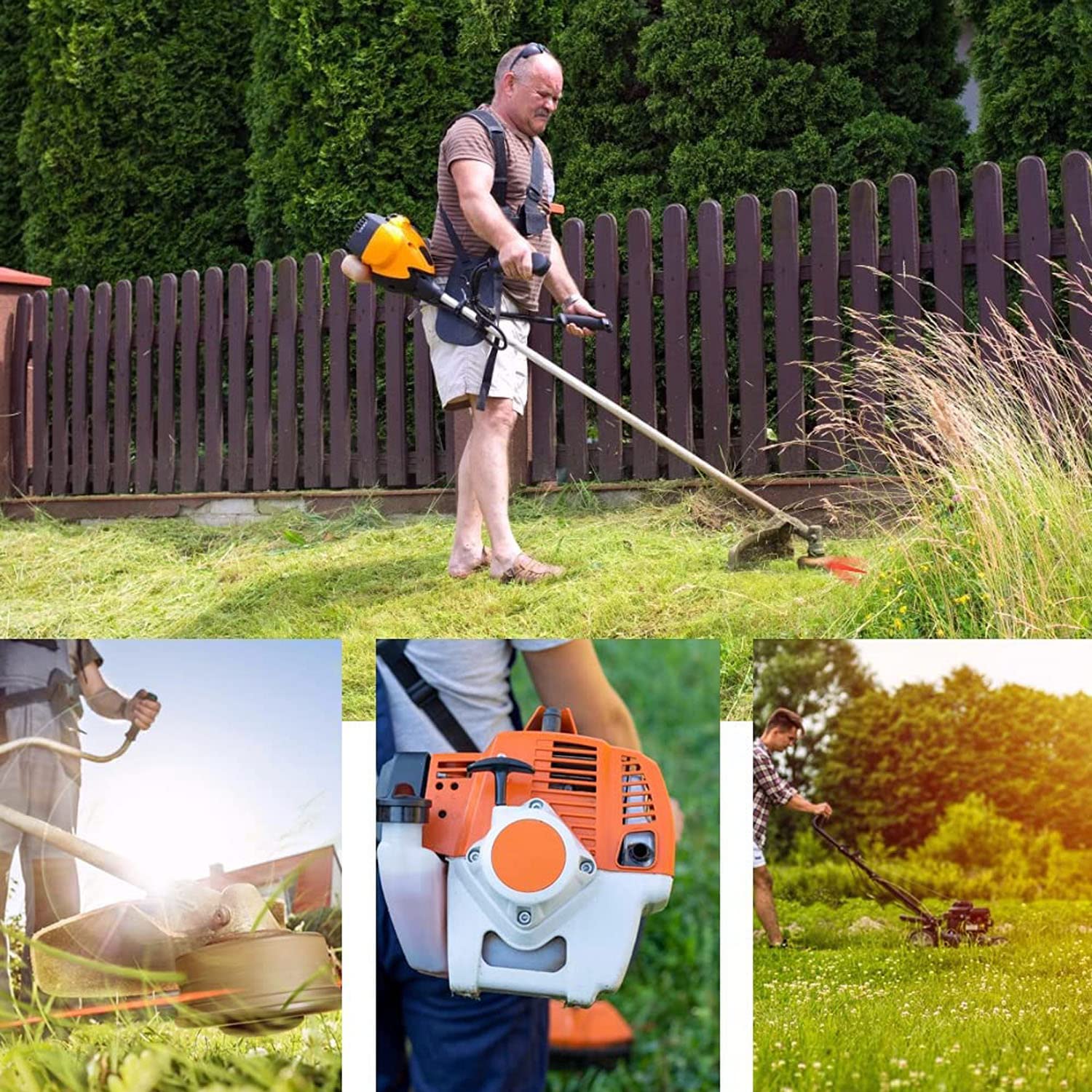 100 lame di ricambio per tagliaerba da giardino, in plastica, 83 mm, lame per tosaerba senza fili, accessori per tosaerba Swift Ryobi VonHaus Bosch, rosso