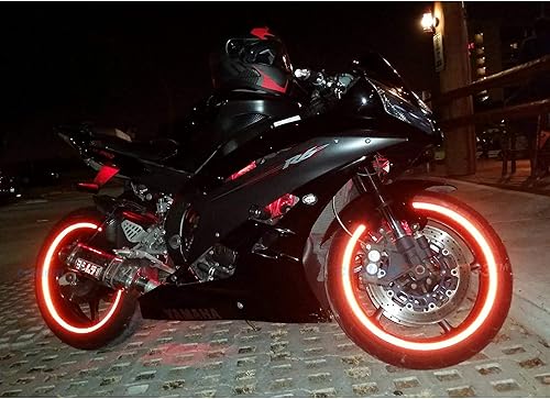 Vista 18 de customTAYLOR33 - Cintas de seguridad reflectantes de alta intensidad, color rojo, selecciona