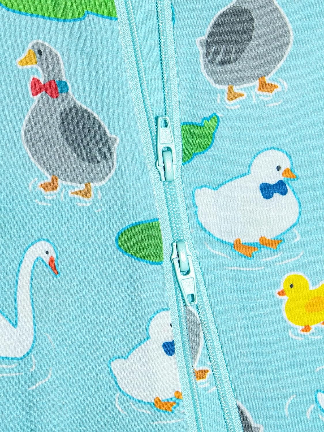 GUISBY Baby Footless Romper, Short Sleeve Zipper Pajamas for Baby Boys & Baby Girls Newborn-2T - Image 3