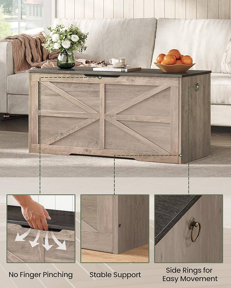 超人気＆希少！TRUCK FURNITURE BENCH AND SHELVES Walker Edison Furniture Company 48 in. Barnwood Open-Top