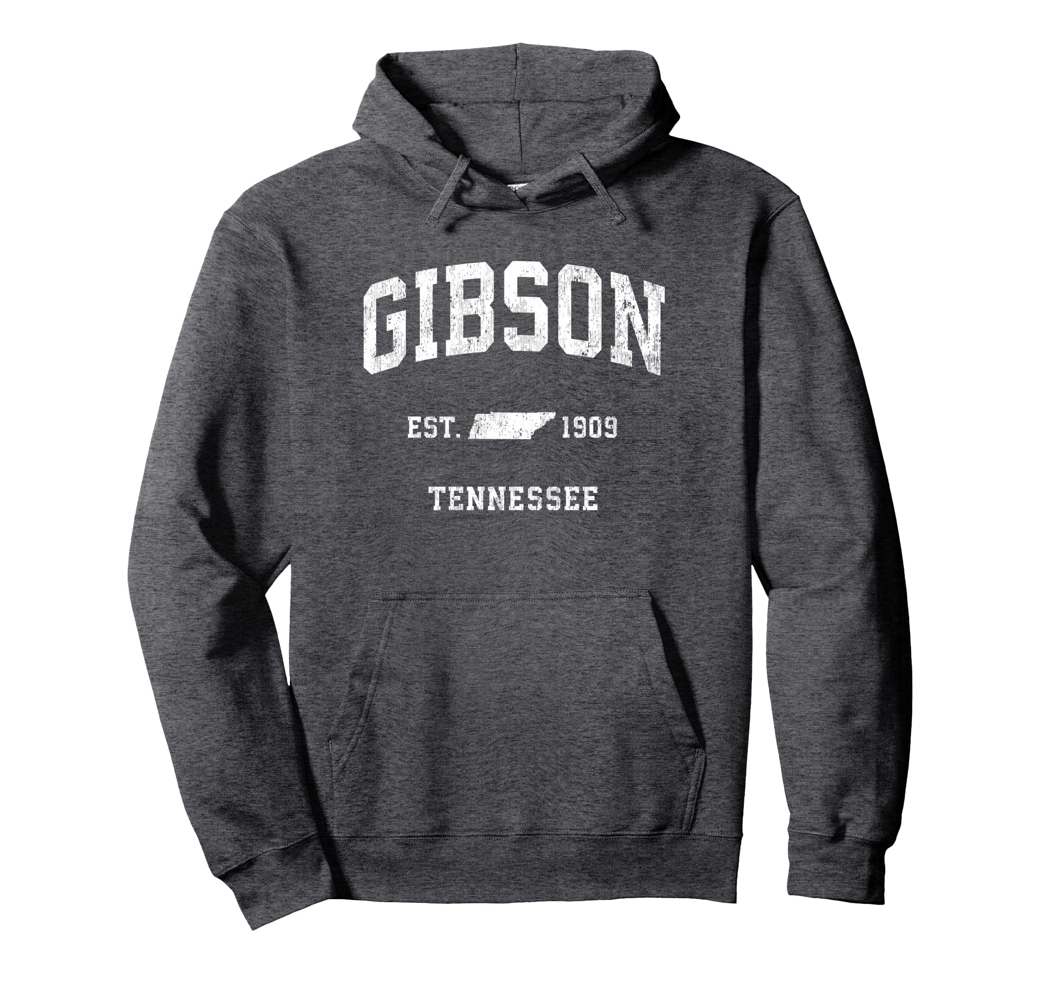 Gibson Tennessee TN Vintage Athletic Sports Design Pullover Hoodie