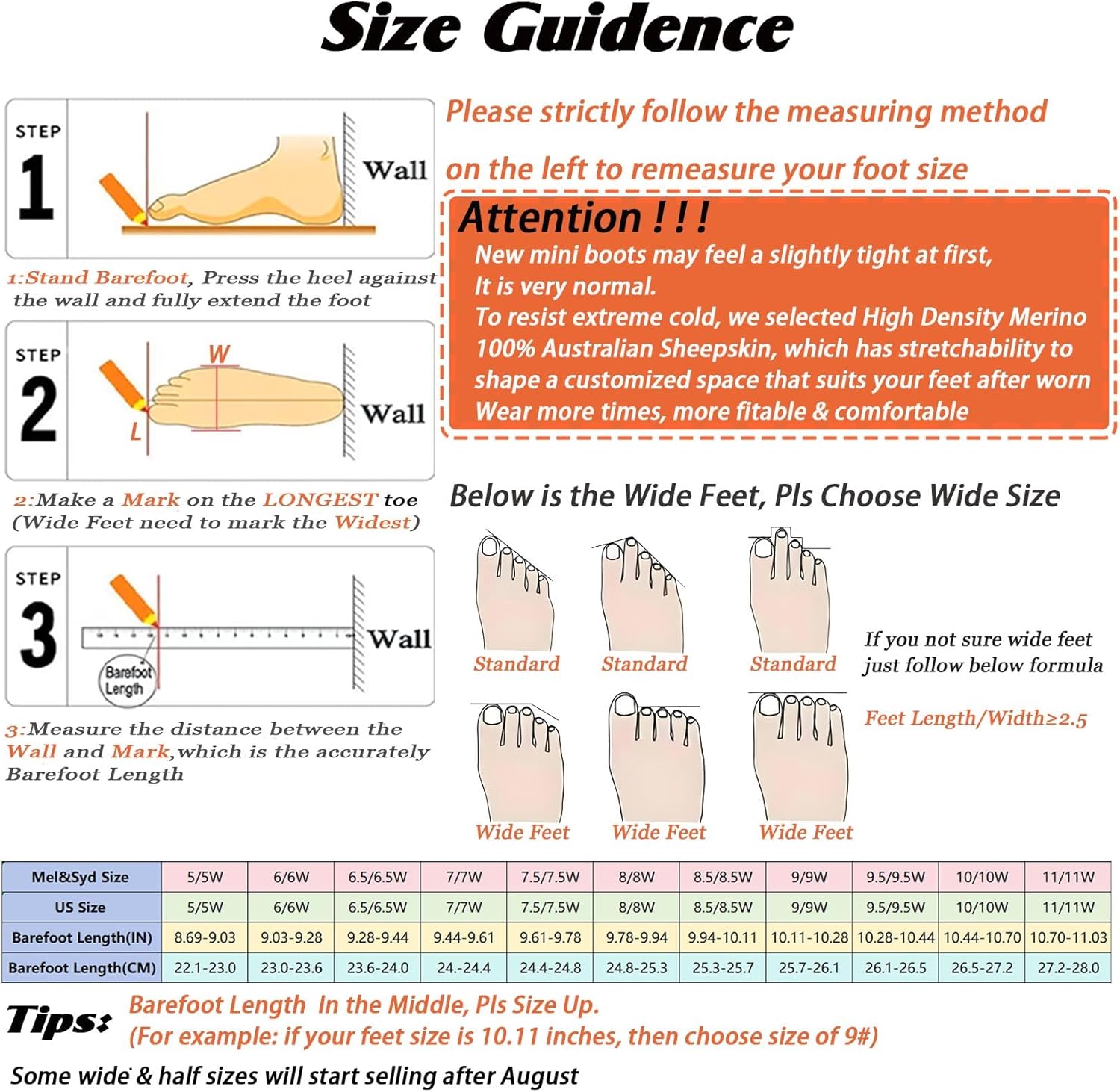 Mel&Syd 100% Australian Sheepskin Slippers with Arch Support - Warm & Ultra-Soft Slip-On Thermal Winter Moccasins for Women and Men, Indoor & Outdoor Everyday Wear - Image 8