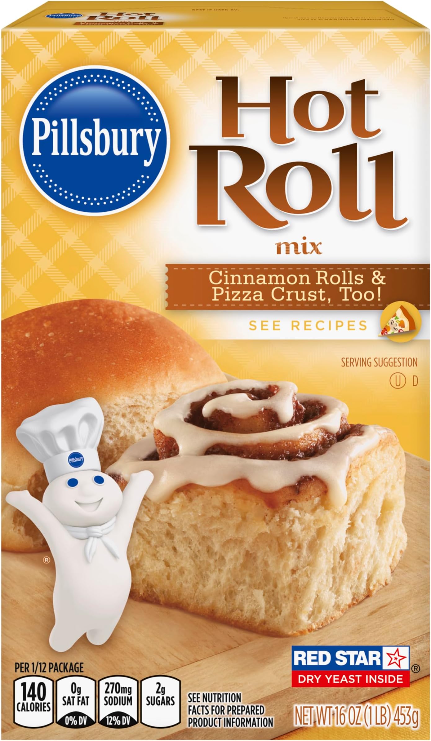 Specialty Mix Hot Roll, 16-Ounce Boxes , 1 pound (Pack of 6)