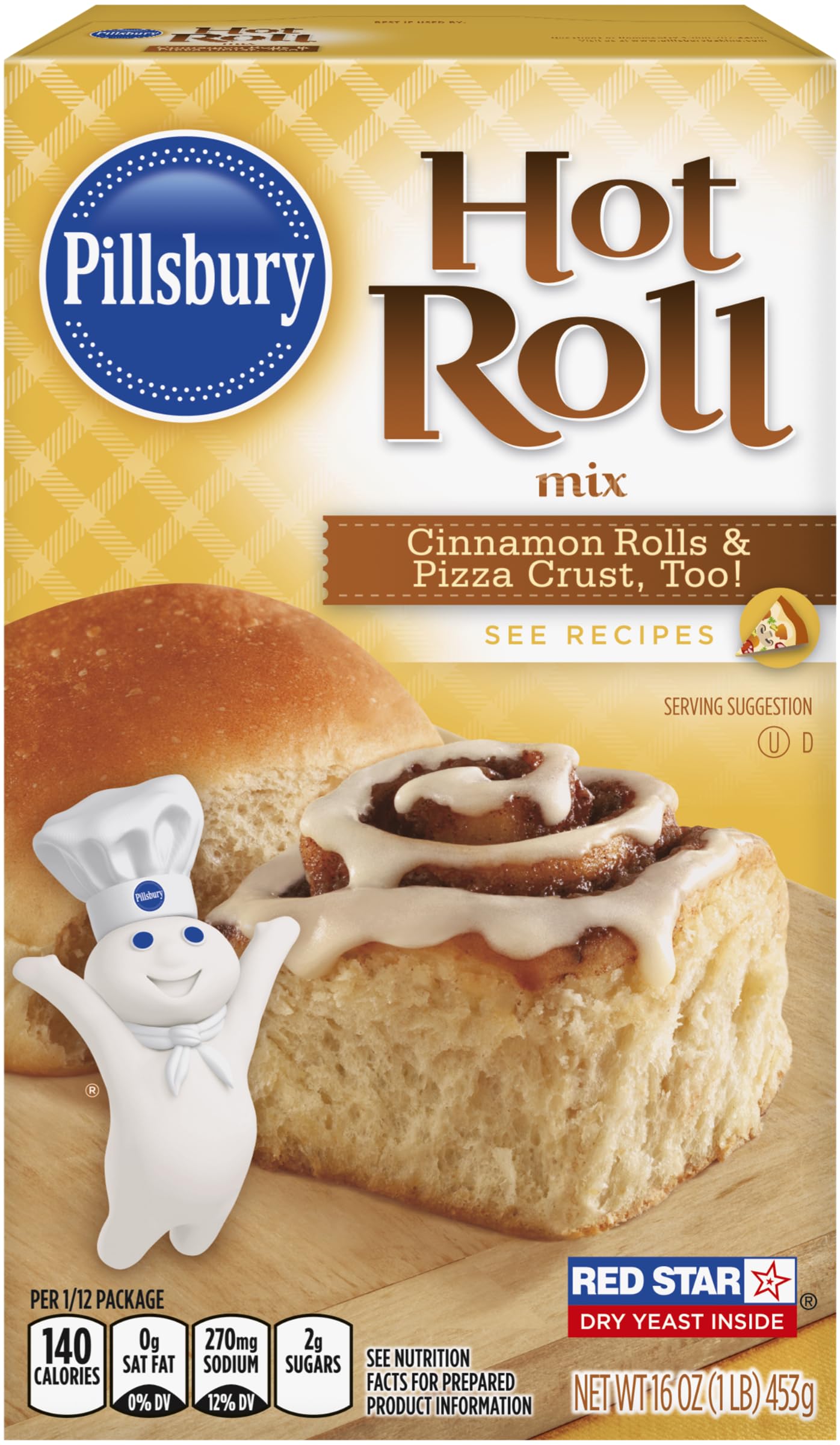 Specialty Mix Hot Roll, 16-Ounce Boxes , 1 pound (Pack of 6)