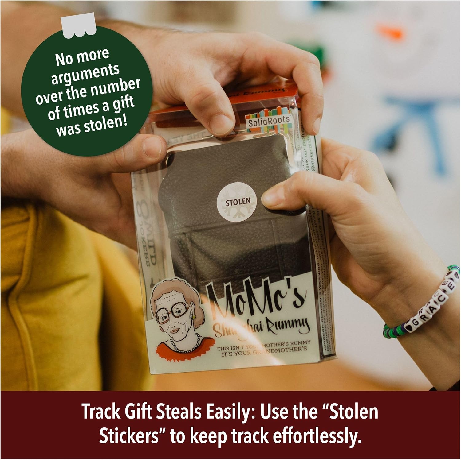 Spin Master Games, SolidRoots Dirty Santa Gift Exchange Game - Spice Up Swap Traditions, White Elephant Gifts, Holiday Games, Ages 8+