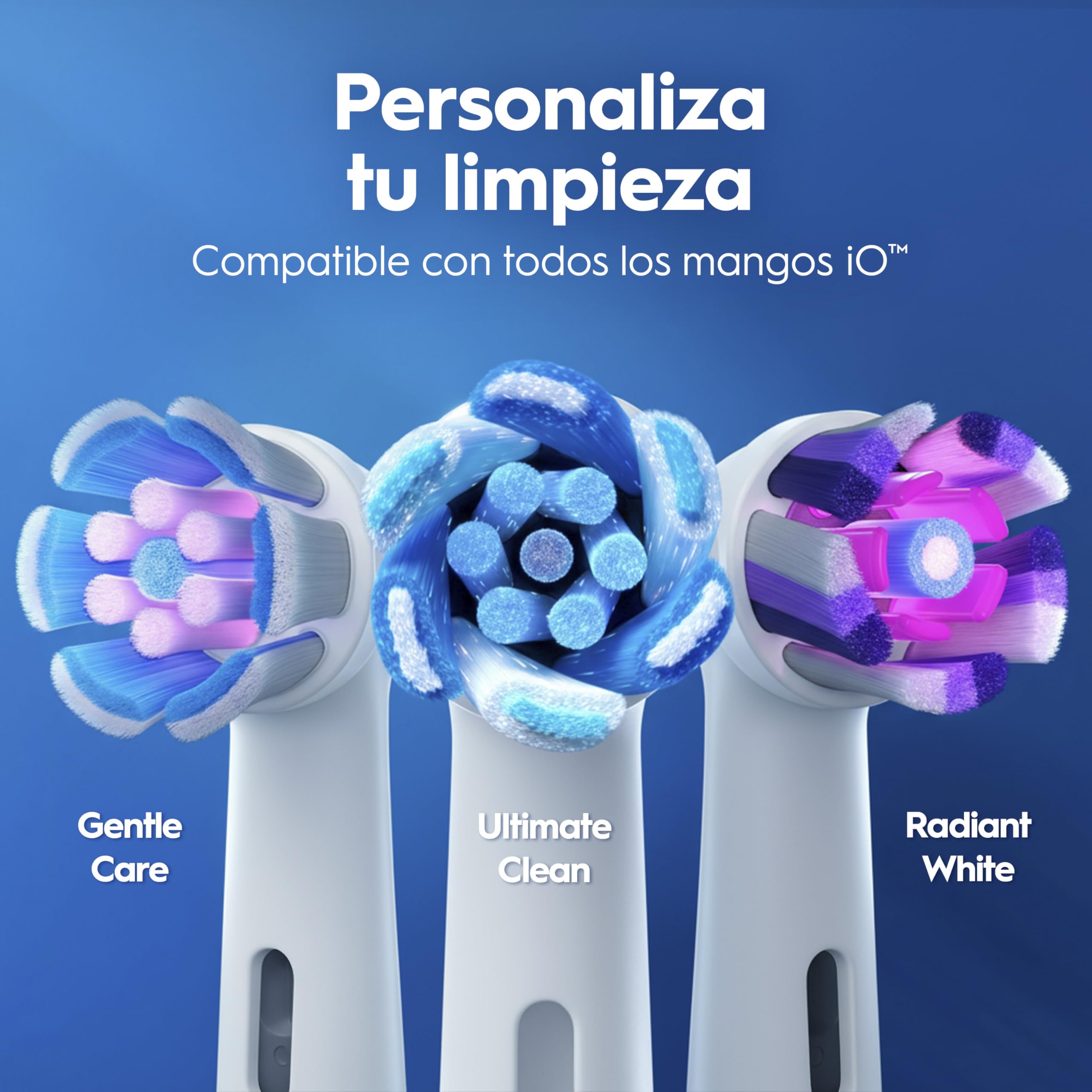 Oral-B iO 3N Cepillo de Dientes Eléctrico con 1 Cabezal, Negro - Cepillo Dental con Sensor de Presión, 3 Modos de Cepillado con Modo Blaqueante, Temporizador y Estuche de Viaje, Diseñado por Braun