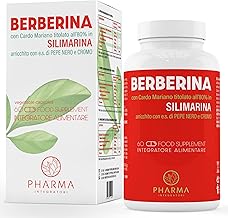 Berberine 500 mg with Silymarin, Black Pepper, Milk Thistle and Chromium - Berberine Purifying Supplement for the Liver and the Body, Promotes Metabolism and Cardiovascular System, Antioxidant