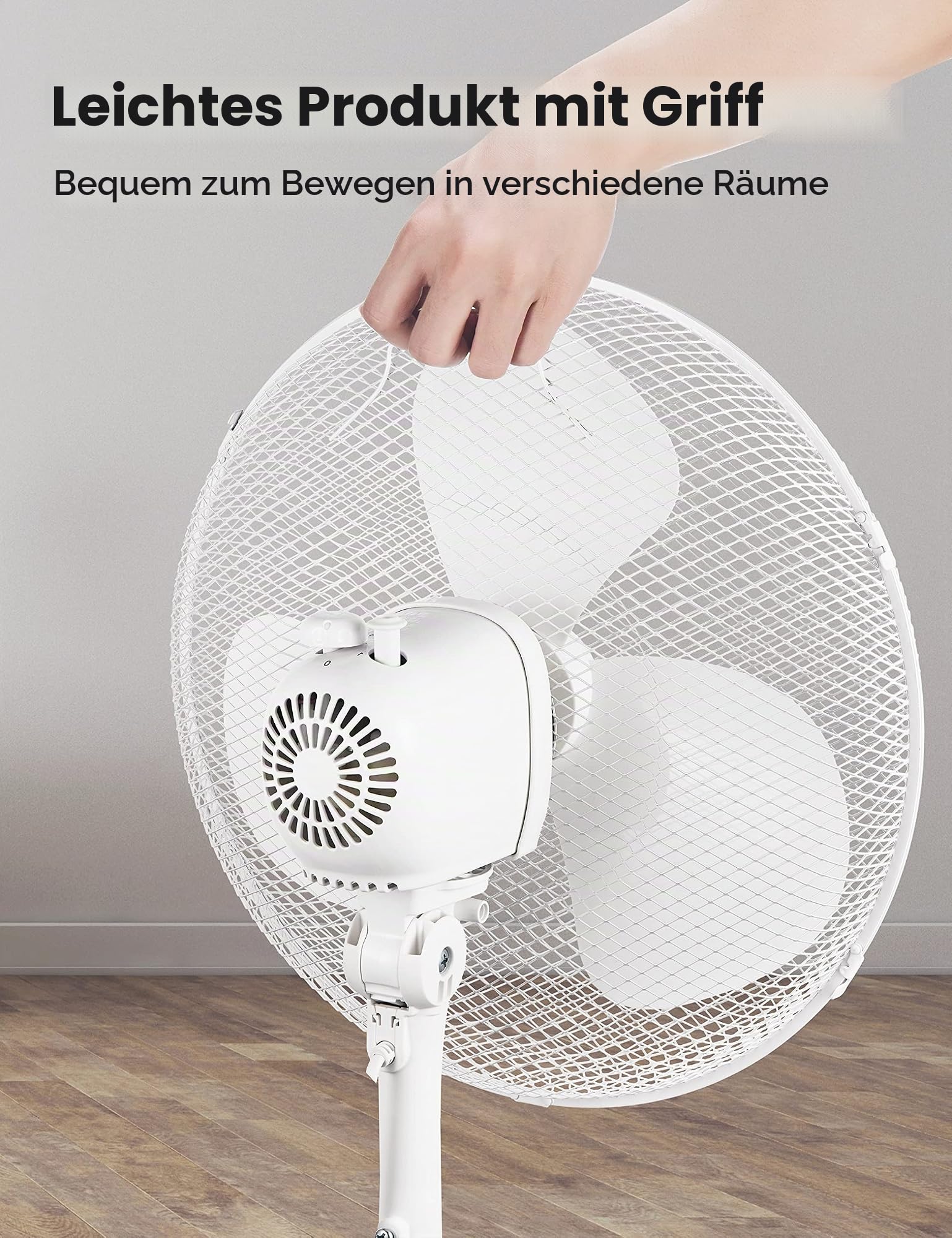 ALL SHOP - Midea FS40-20M Stand Fan 3000 verstellbarer Ventilator D.40 cm
