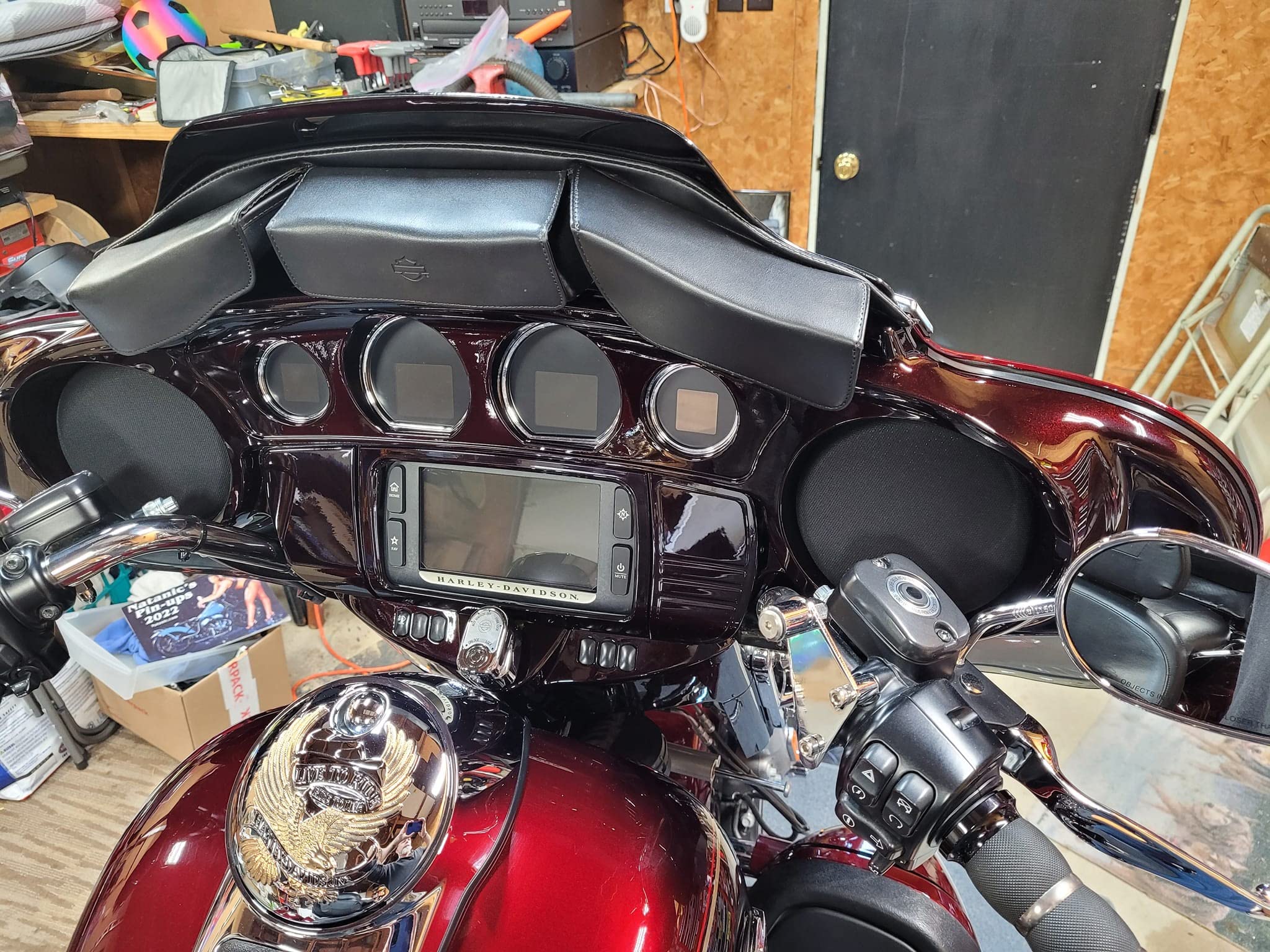 Copertura Decorativa Per Presa D'Aria Frontale Compatibile Con Harley Davidson Electra Street Glide 2014-2021