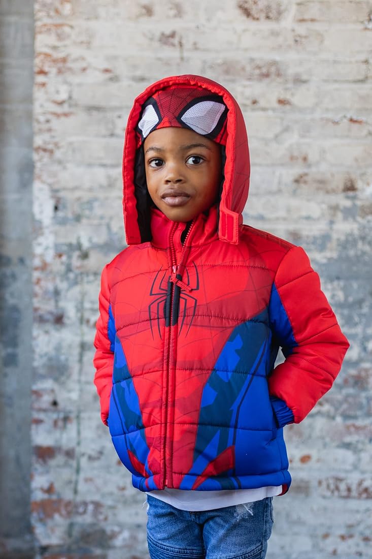 Spider man puffer jacket Clearance