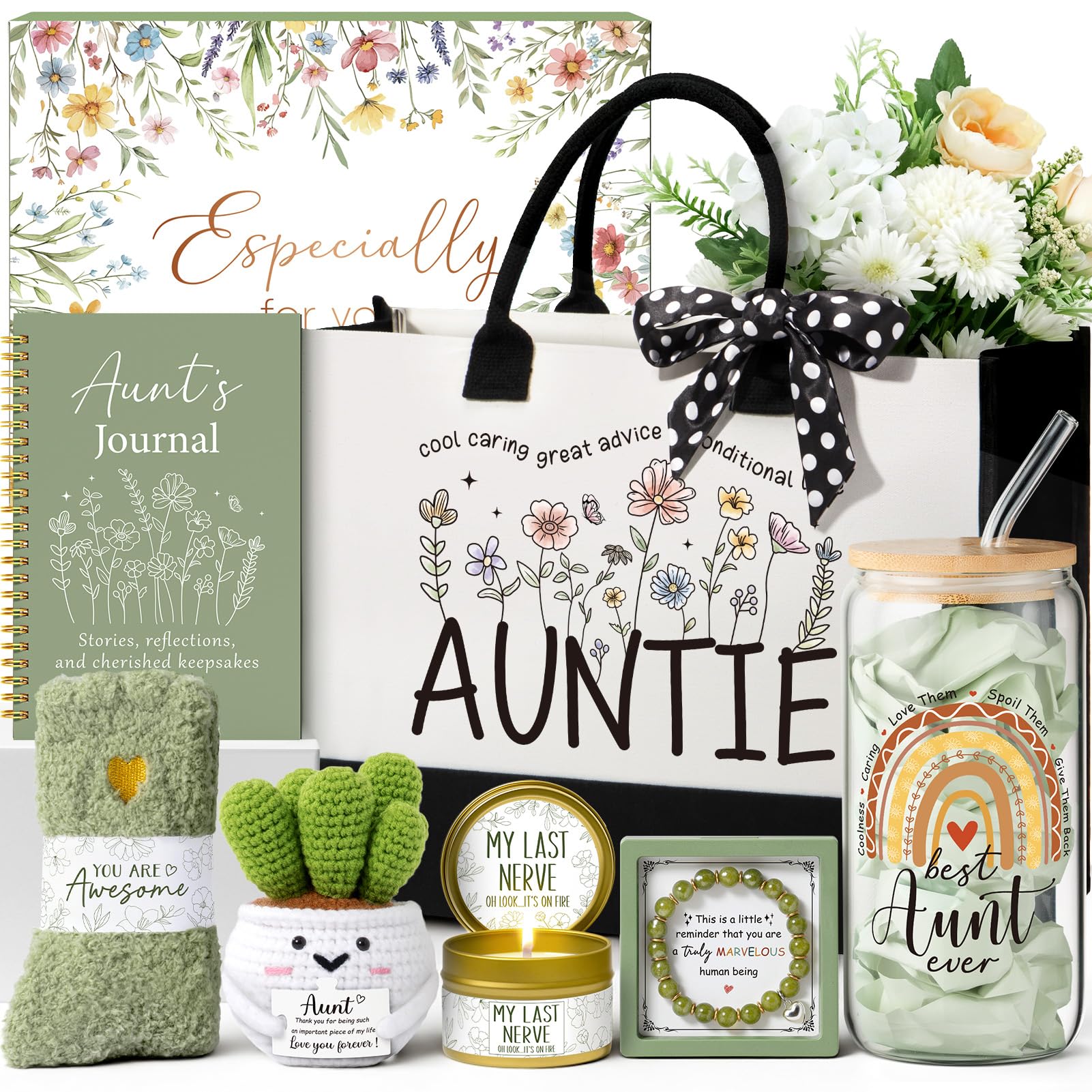 MAYICIVO Aunt Gift Basket