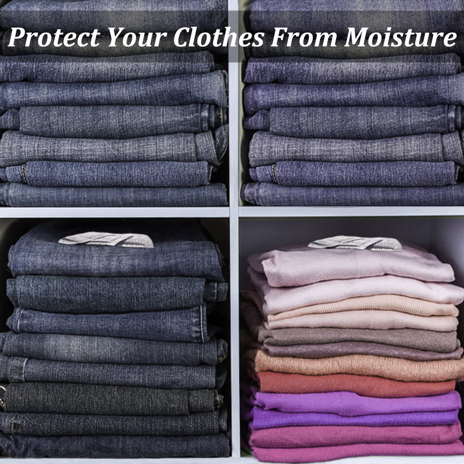 100PCS 5 Gram Premium Silica Gel Packets, Desiccant Packs for Storage, Moisture Absorbers, Humidity Dry Bags, Rechargeable Transparent Silicone Dessicants Dehumidifier for Electronics, Shoes, Jewelry - Image 5