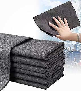 Thickened Magic Cleaning Cloth, Reusable Microfibre Cloths. Lint-Free Cleaning Cloth - Streak-Free Miracle Cloth for Tea Towels, Dust Cloths, Home, Kitchen, Cars, Windows (1 Piece) Price in India