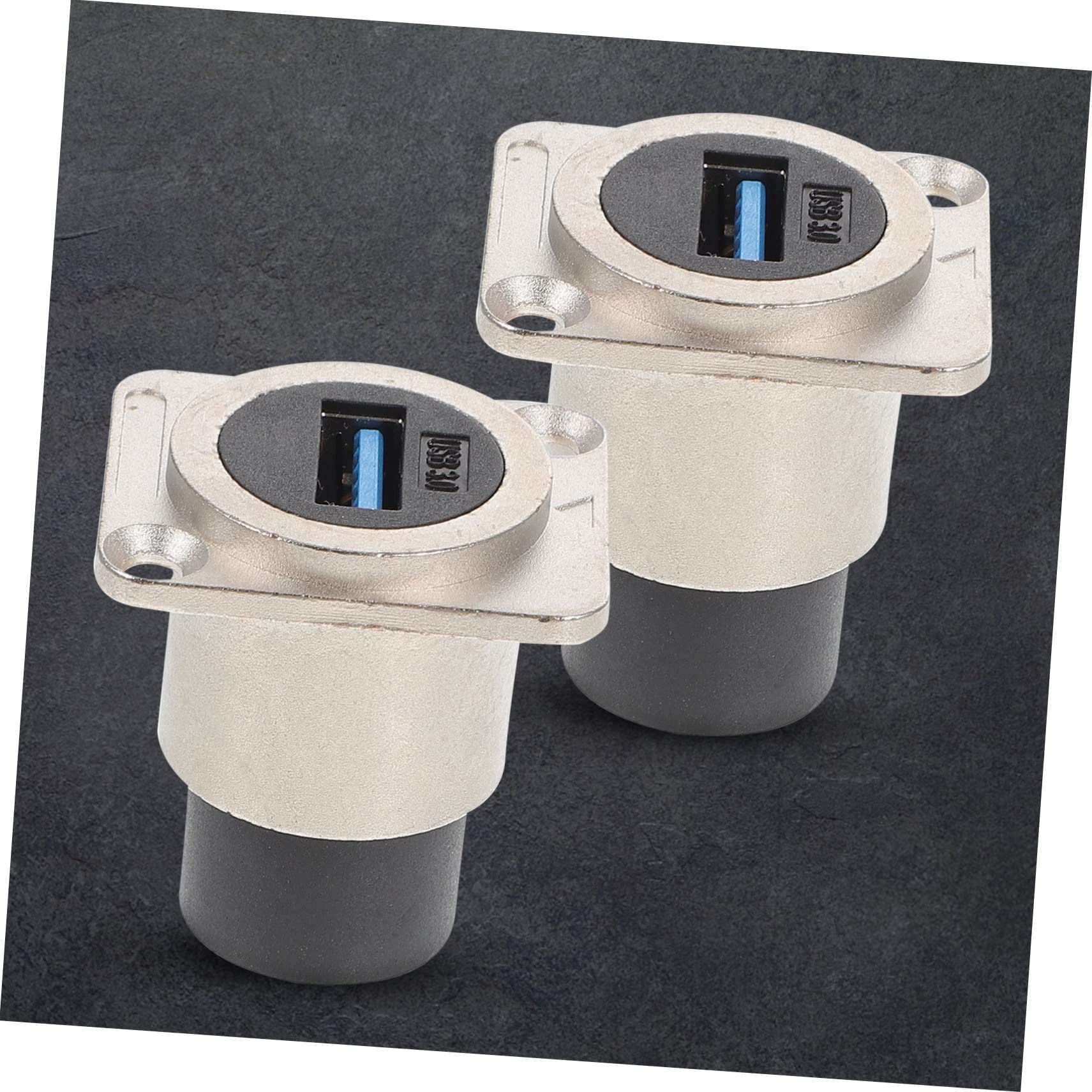 PartyKindom 10stücke USB Panel Mount Coupler Hochgeschwindigkeits-datenübertragung Durchgangsadapter Für Gehäusemontage Mit Schutzdeckel Für Externe USB-anschlüsse