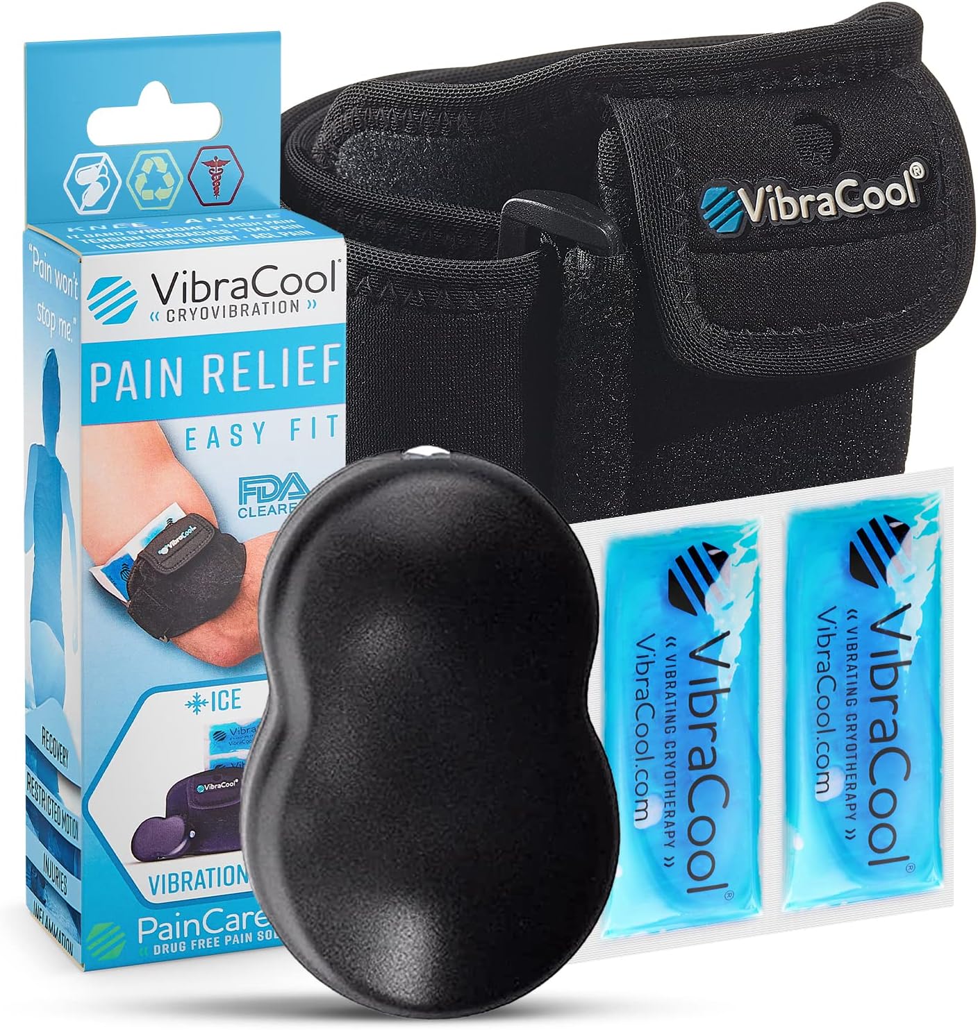 As Seen on Shark Tank Cold Stimulation for Alternative Pain Relief, Mechanical Stimulation – Cold Pad Device for Intense Pain Relief in The Elbow, Wrist, or Ankle (Easy Fit)