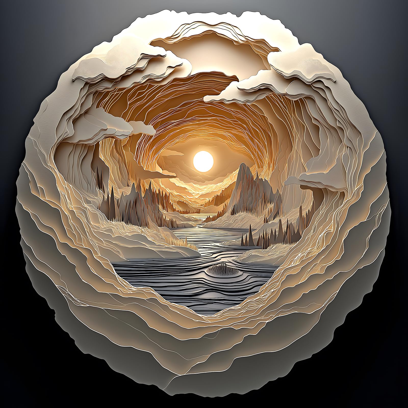 Amazon.com: 3D Visual Art Puzzles for Adults 500 Pieces Cave