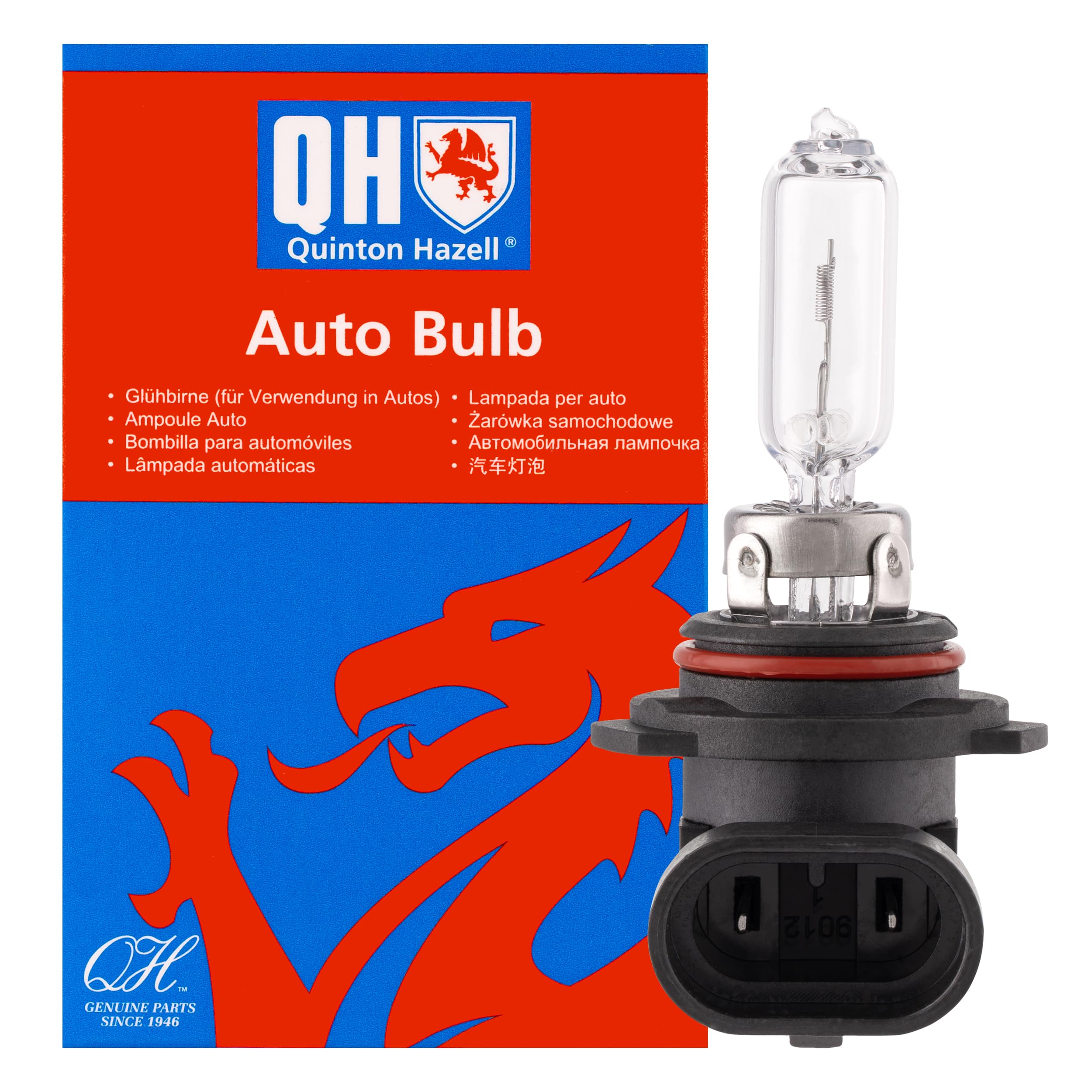 Bulb 12V Voltage 55kW Rated Power HIR2 Fits TOYOTA JEEP Quinton Hazell QBL9012