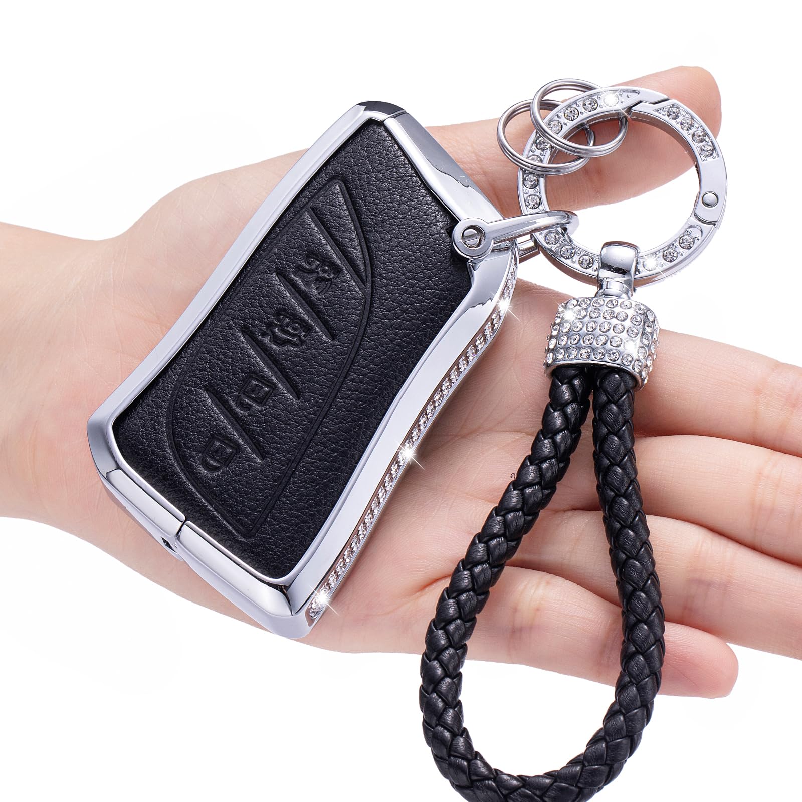 LCXJMWKL for Lexus Crystal Key Fob Cover,Compatible with ES350 ES300h UX200 LS500 LS500H LC500 LC500h Protector Sleeve Accessories
